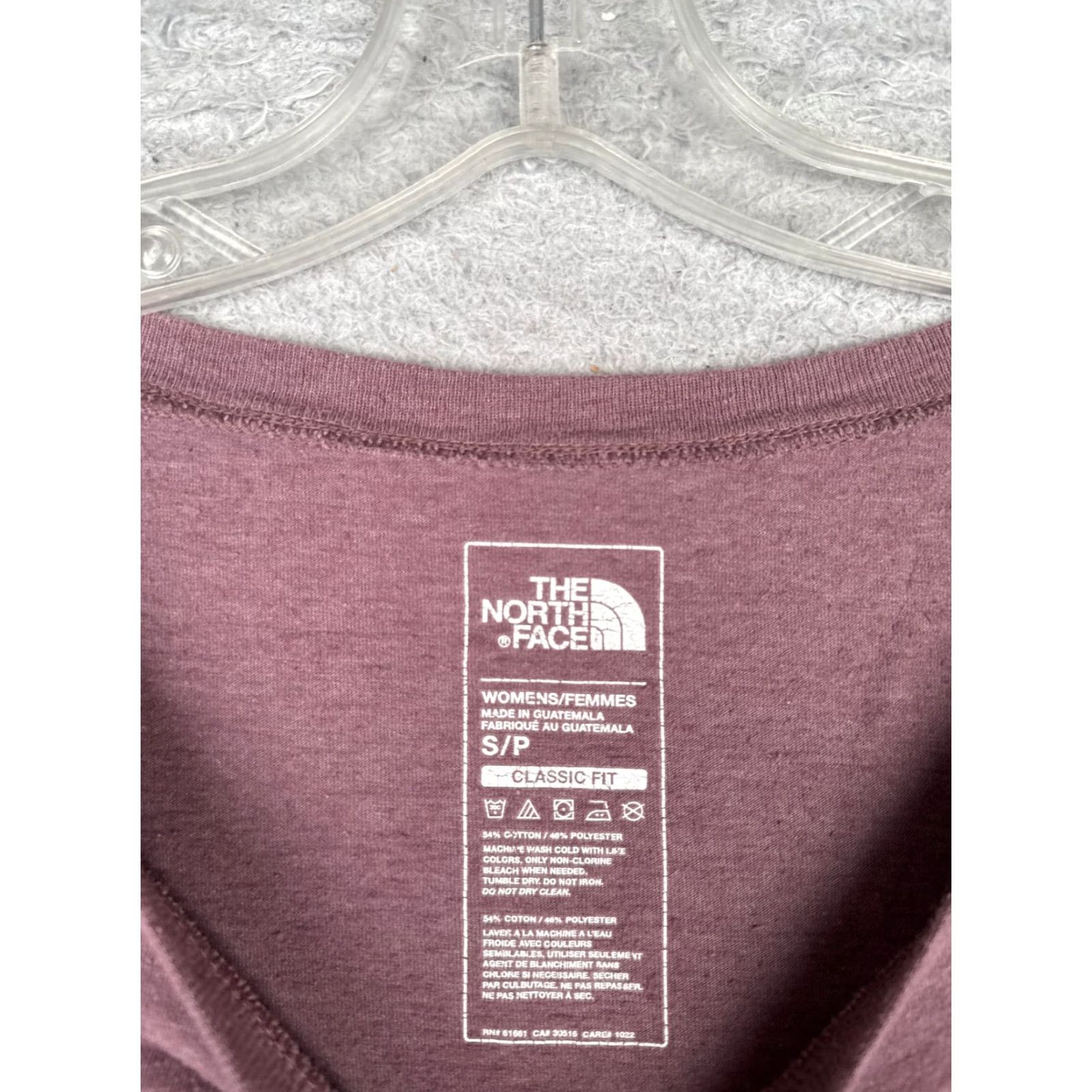 The North Face The North Face Shirt Women S Purple 3/4 Sleeve Cotton Polyester Blend Size S / US 4 / IT 40 - 7 Thumbnail