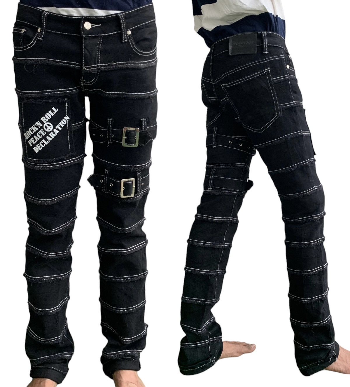 If Six Was Nine ⚡️🔥Japanese Brand Hide ROCK Hagi Design Size US 31 - 1 Thumbnail