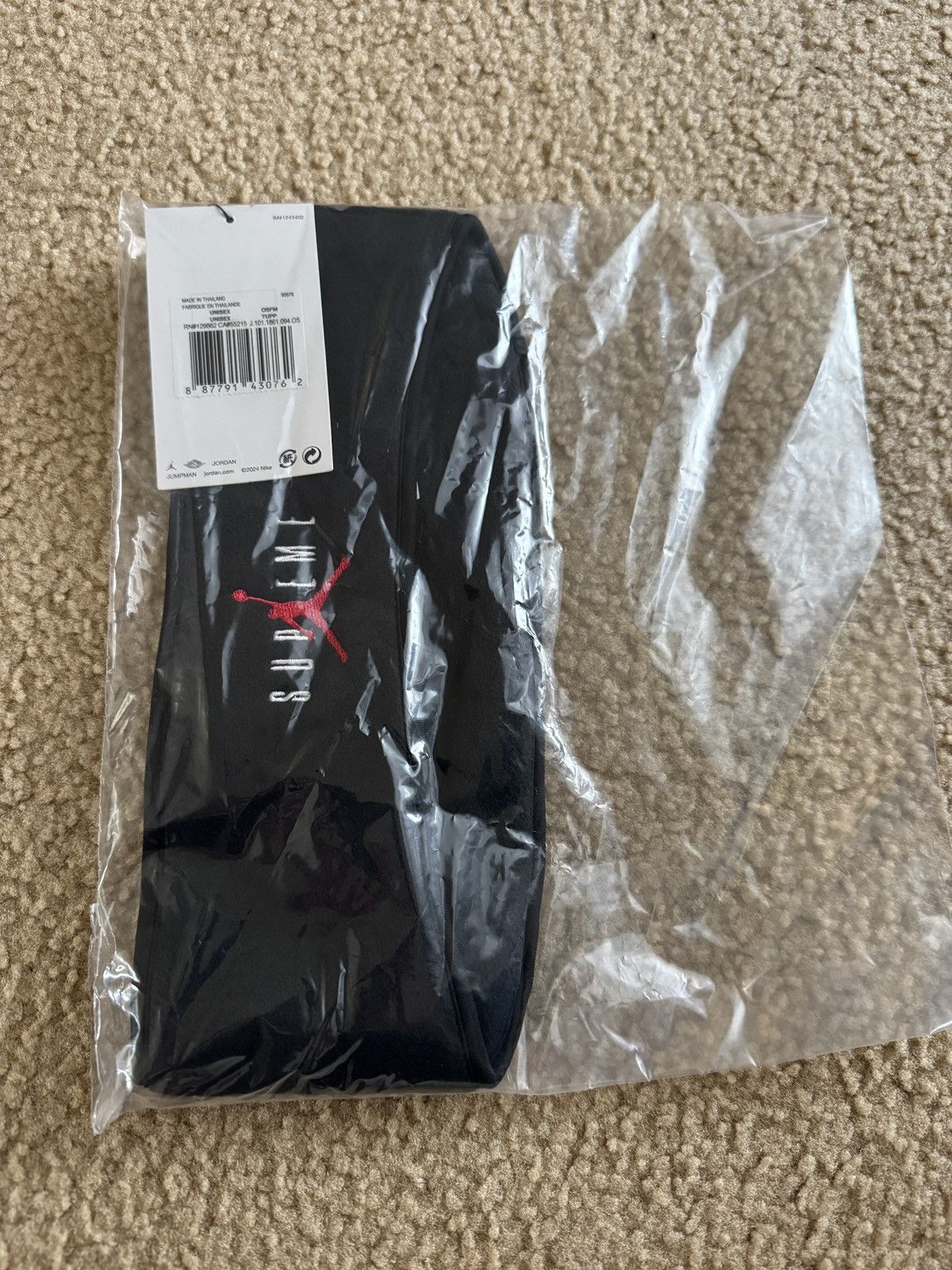 Jordan Brand × Supreme FW24 Supreme Jordan Headband Size ONE SIZE - 1 Thumbnail