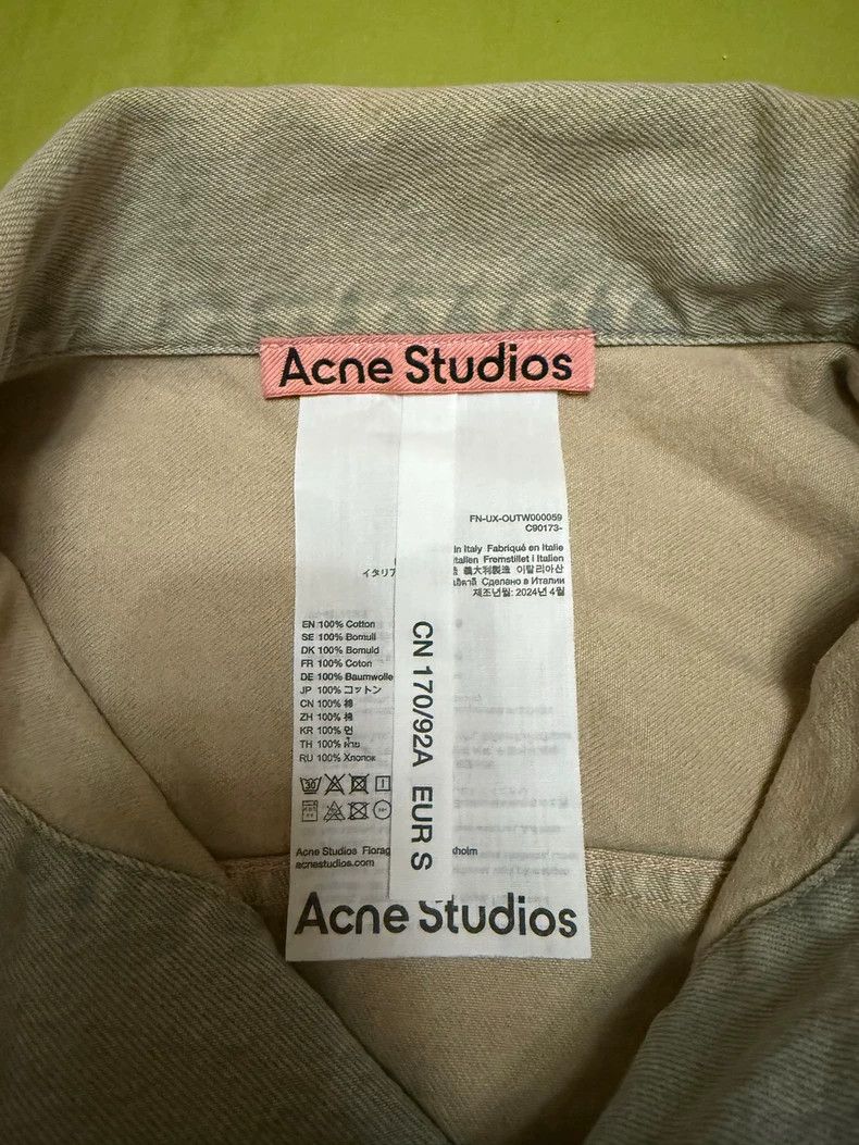 Acne Studios acne studios Retro silhouette denim jacket Size US S / EU 44-46 / 1 - 3 Thumbnail
