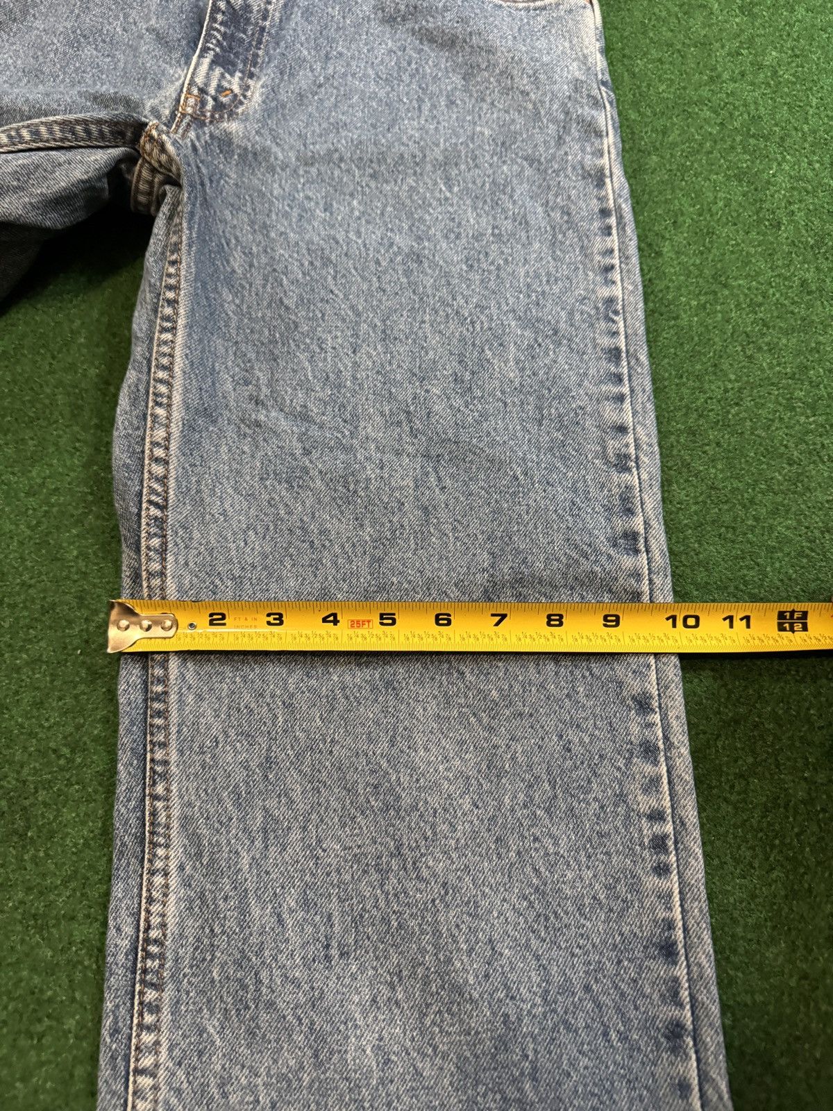 Levi's Vintage Clothing Vintage 90s Levi’s 505 Orange Tab Grunge Light Wash Jeans Size US 36 / EU 52 - 9 Thumbnail