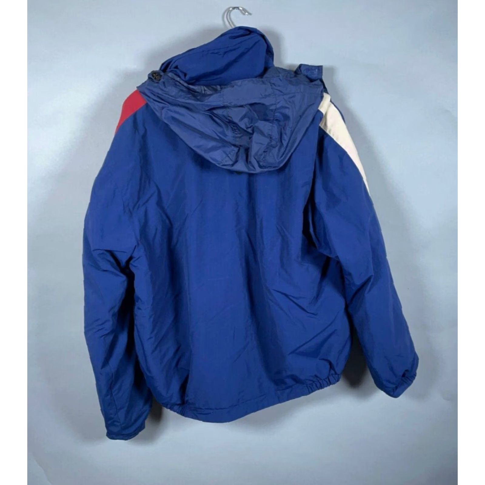 Nautica VINTAGE Nautica Reversible Zip Up Jacket Men's Large Blue Green Hooded Bomber Jacket Casual Size US L / EU 52-54 / 3 - 2 Thumbnail