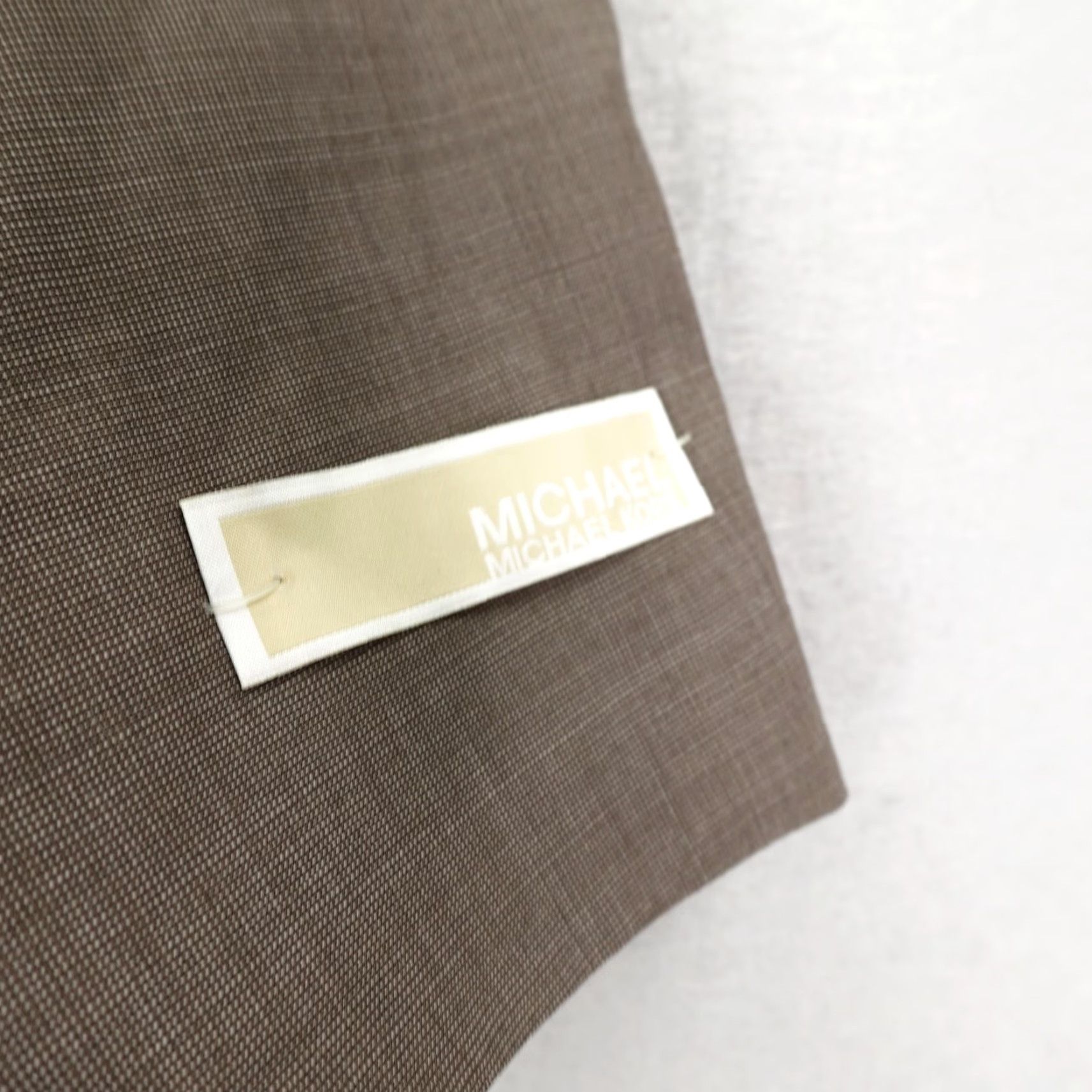 Michael Kors Michael Kors Men's Suit Jacket 44 Long Wool Light Brown Blazer Business Formal Wedding Size 44R - 4 Thumbnail