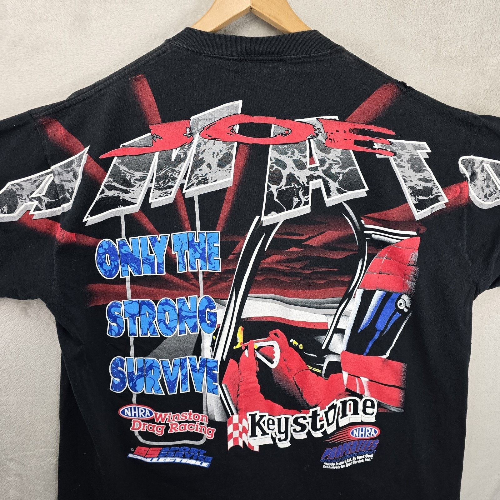 Logo Athletic Vintage Joe Amato Logo Athletic Shirt XXL NHRA AOP 90s Size US XXL / EU 58 / 5 - 7 Thumbnail