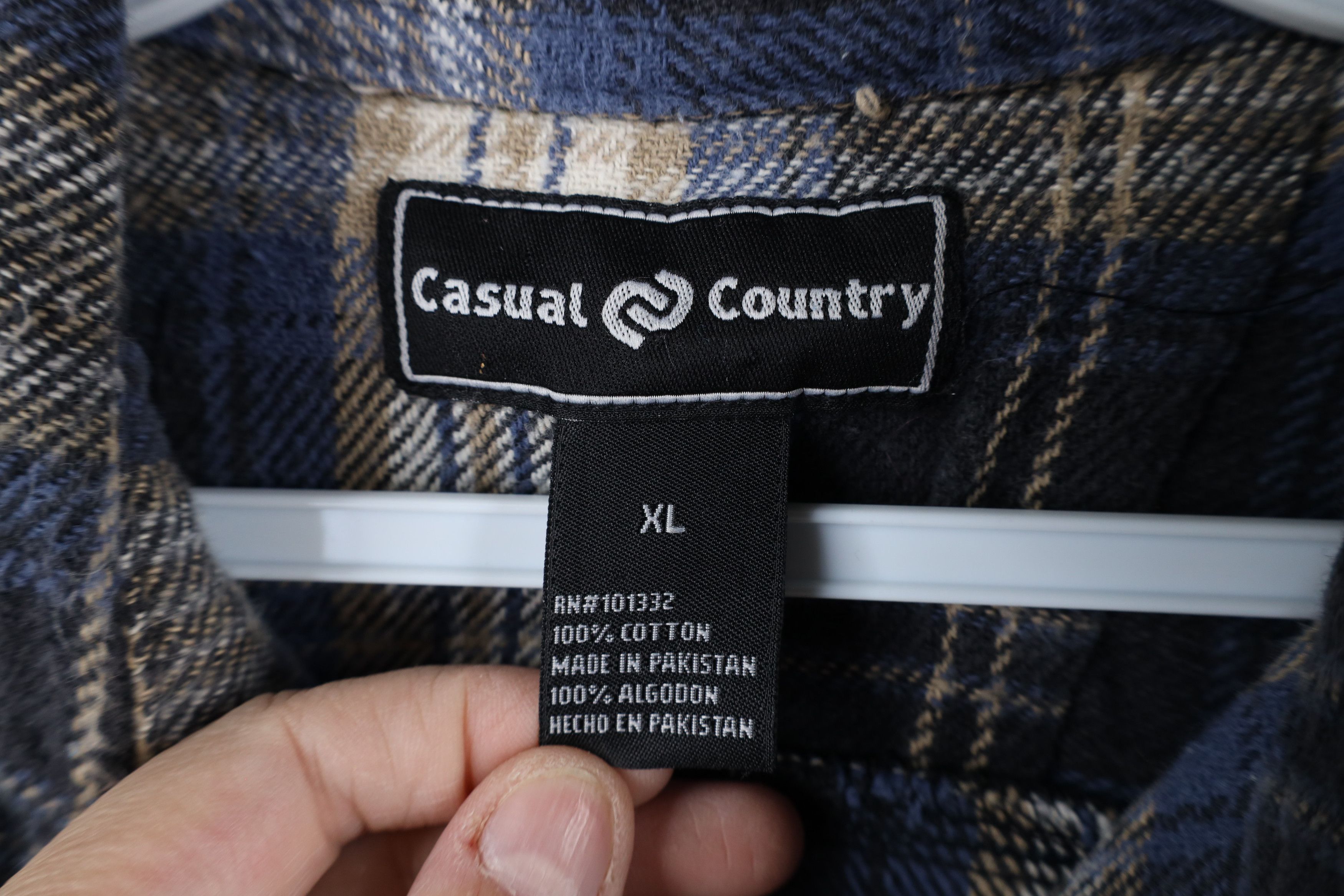 Vintage Vintage 90s Streetwear Heavyweight Button Shirt Cotton Size US XL / EU 56 / 4 - 6 Thumbnail