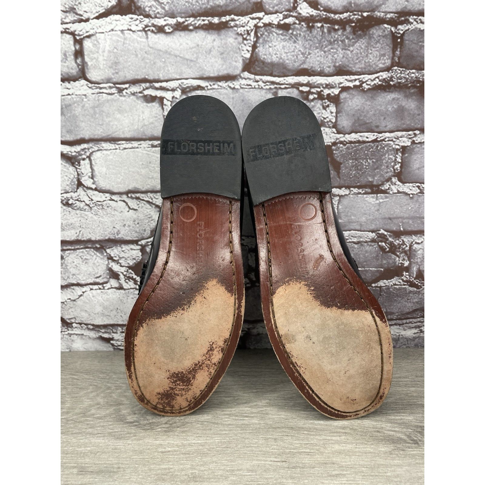 Florsheim Florsheim 1892 Black Leather Slip On Penny Loafers Dress Sho Size US 9 / EU 42 - 12 Thumbnail