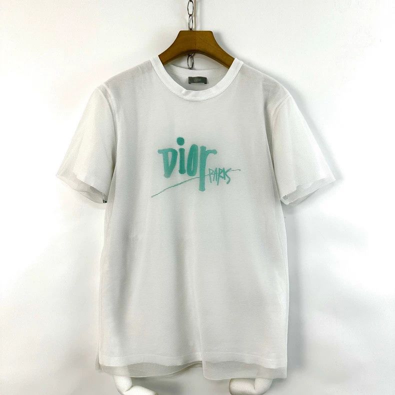 Dior Dior Co-branded white organza T-shirt Size M / US 6-8 / IT 42-44 - 1 Thumbnail
