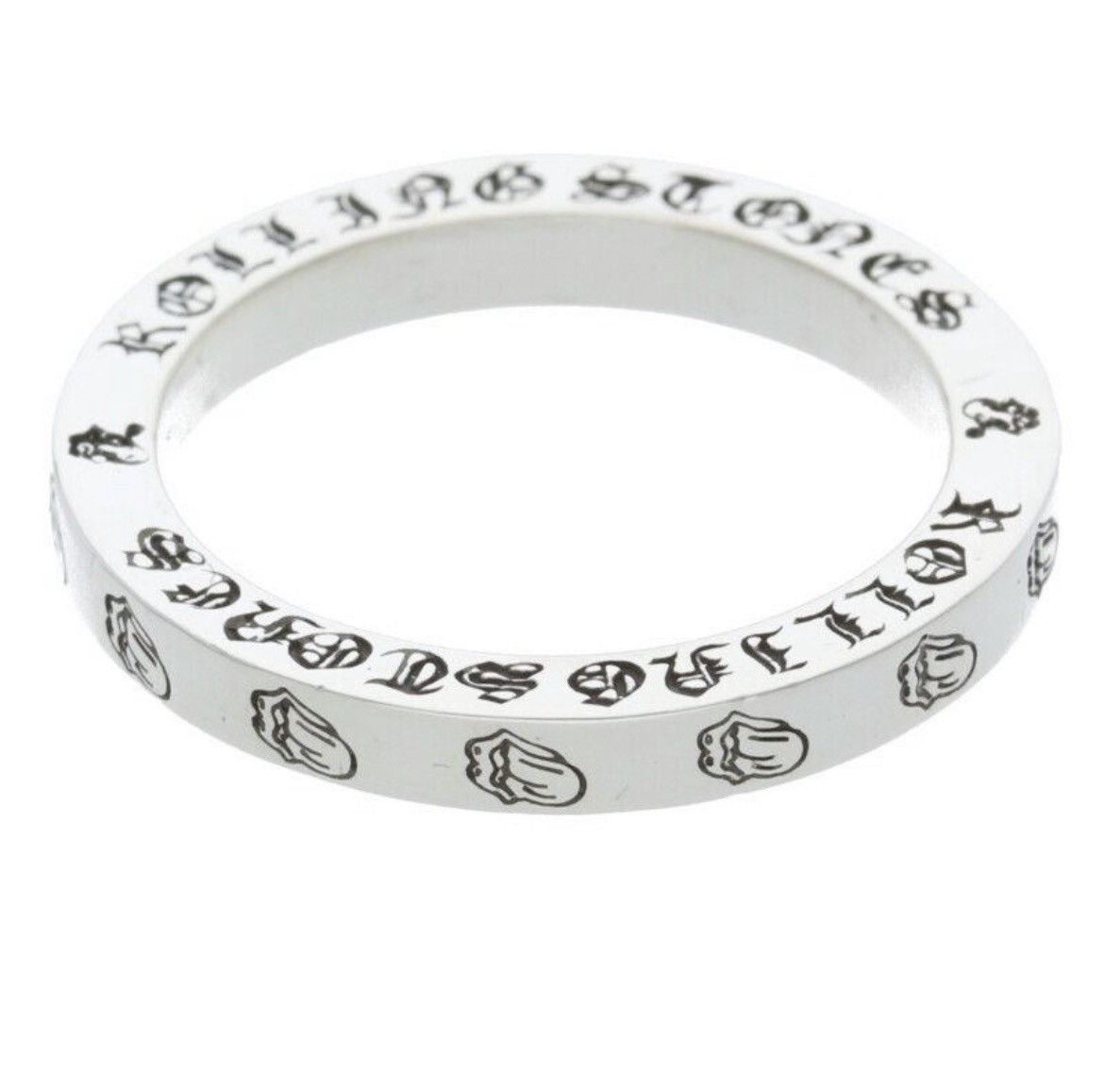 Chrome Hearts Chrome Hearts 3mm Spacer Lip Tan Silver Ring Size ONE SIZE - 1 Thumbnail