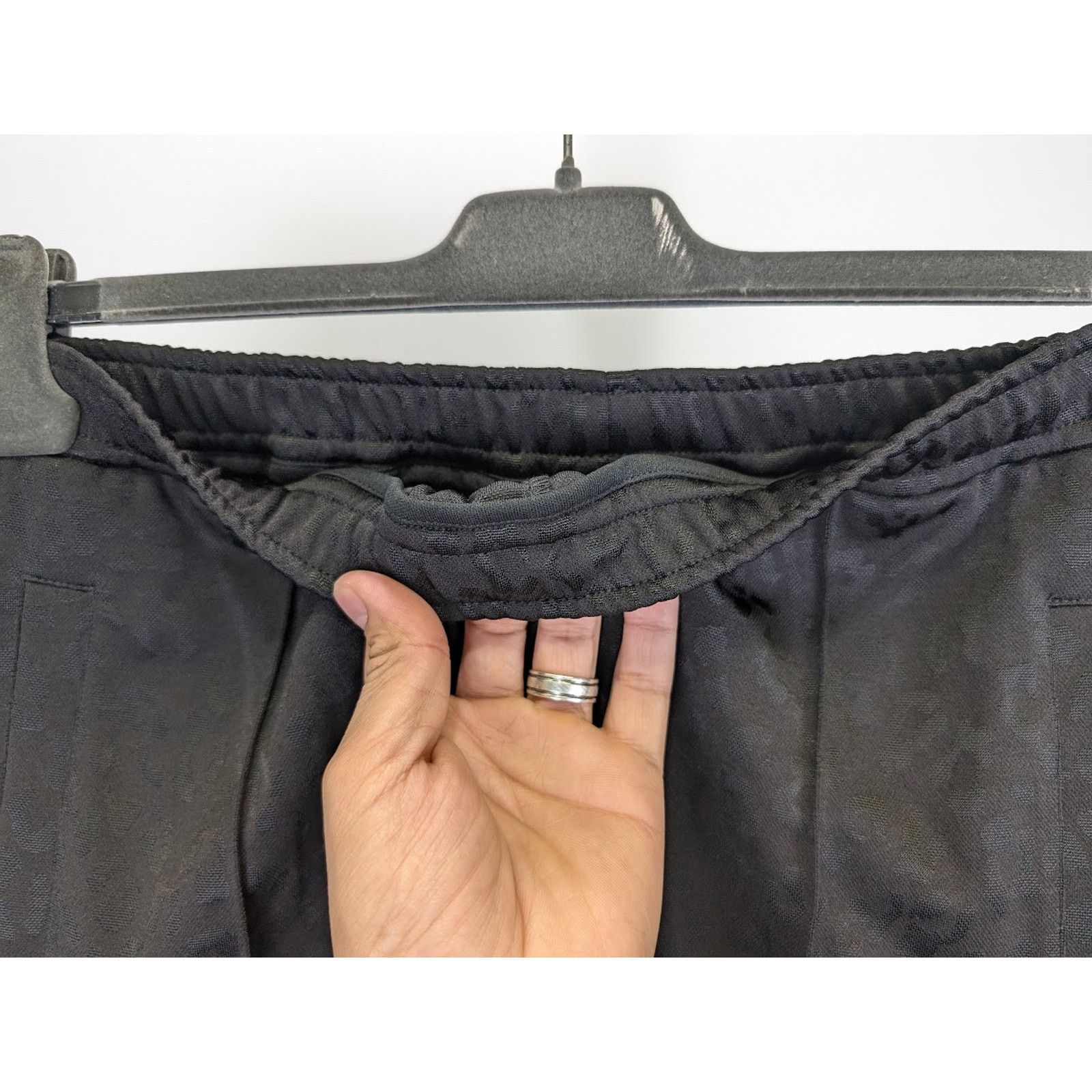 Palm Angels o1rshd1 Tuxedo Leopard Track Pants in Black White Size US 34 / EU 50 - 8 Thumbnail