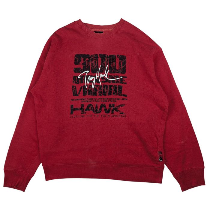 Tony Hawk TONY HAWK Skateboard Sweatshirts Jumper Size US XL / EU 56 / 4 - 4 Thumbnail