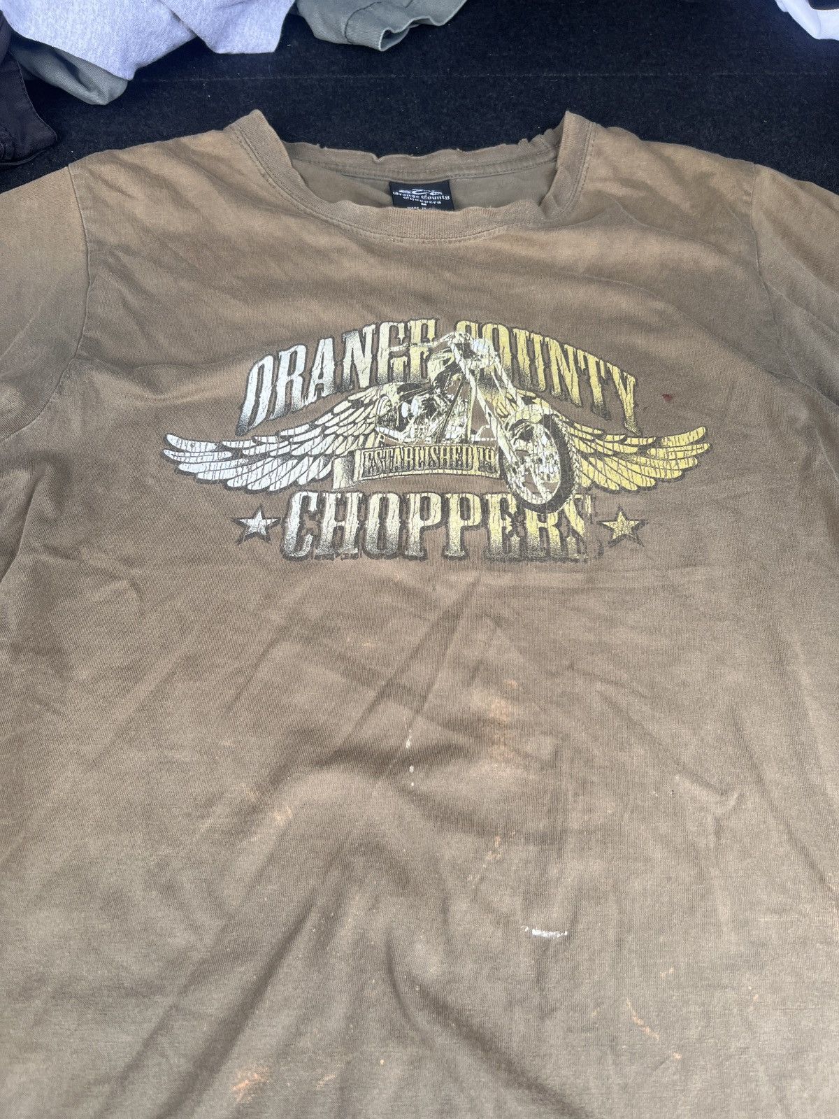 Other × Vintage Dark green Orange County chopper with the bike graphic Size US M / EU 48-50 / 2 - 2 Thumbnail