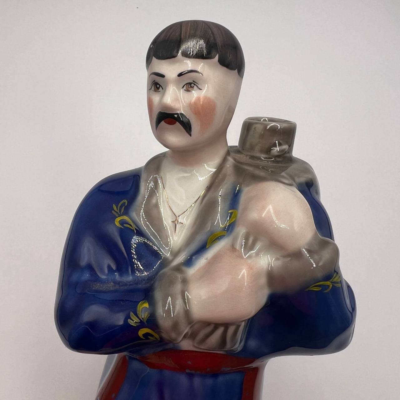 Vintage Vintage Soviet Porcelain statue Vodka Decanter Cossack Size ONE SIZE - 2 Thumbnail