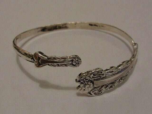 Handmade Sterling Silver Silverware Bracelet Unisex Size ONE SIZE - 2 Thumbnail