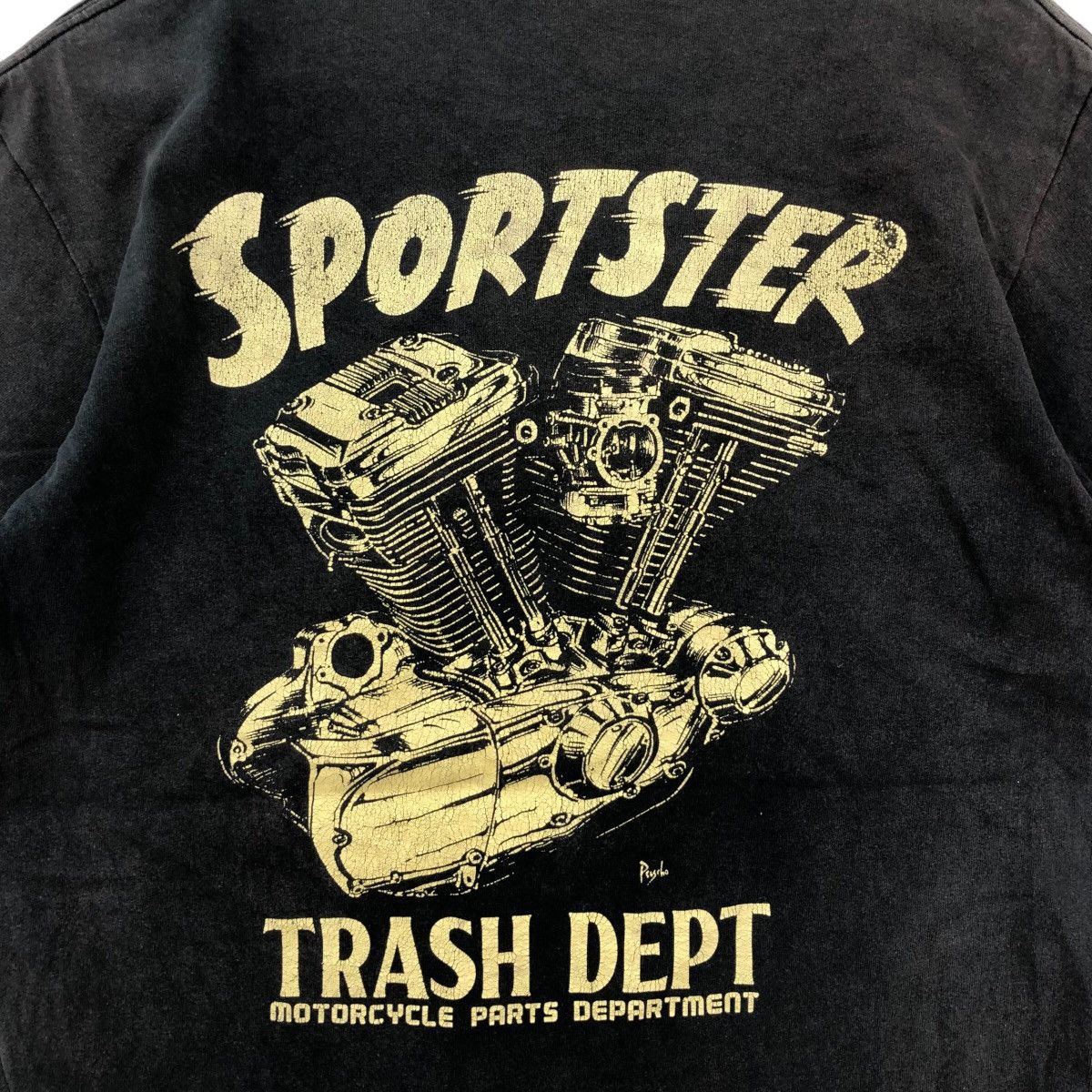 Vintage Sportster Trash Dept T Shirt Chopper Size M Size US M / EU 48-50 / 2 - 2 Thumbnail