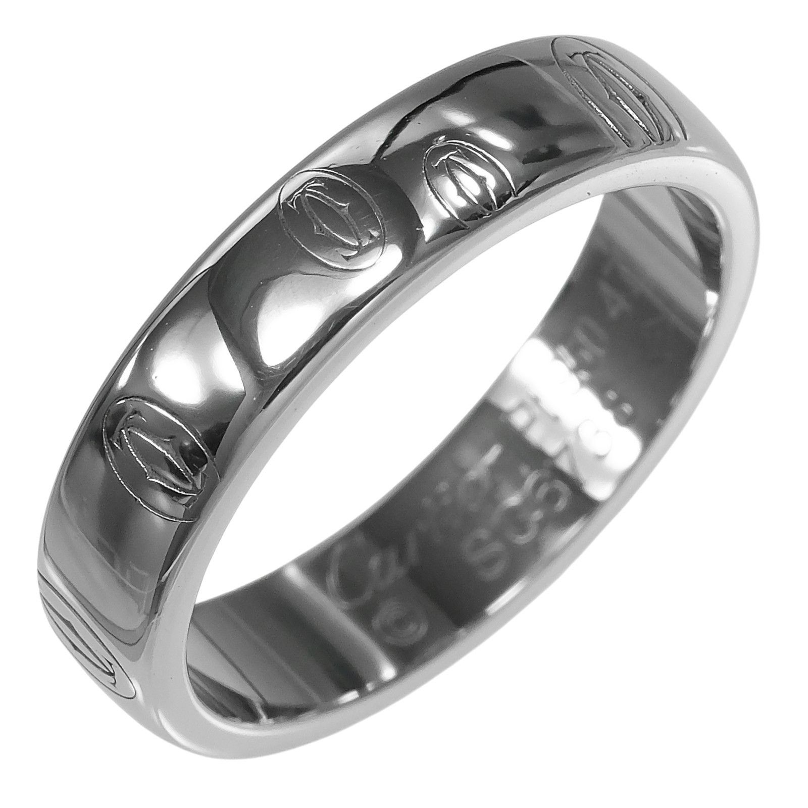 Cartier Cartier Cartier Happy Birthday Pt950 Platinum Ring Size 7 Precious Metal Ring DUTY FREE for USA Size ONE SIZE - 1 Thumbnail