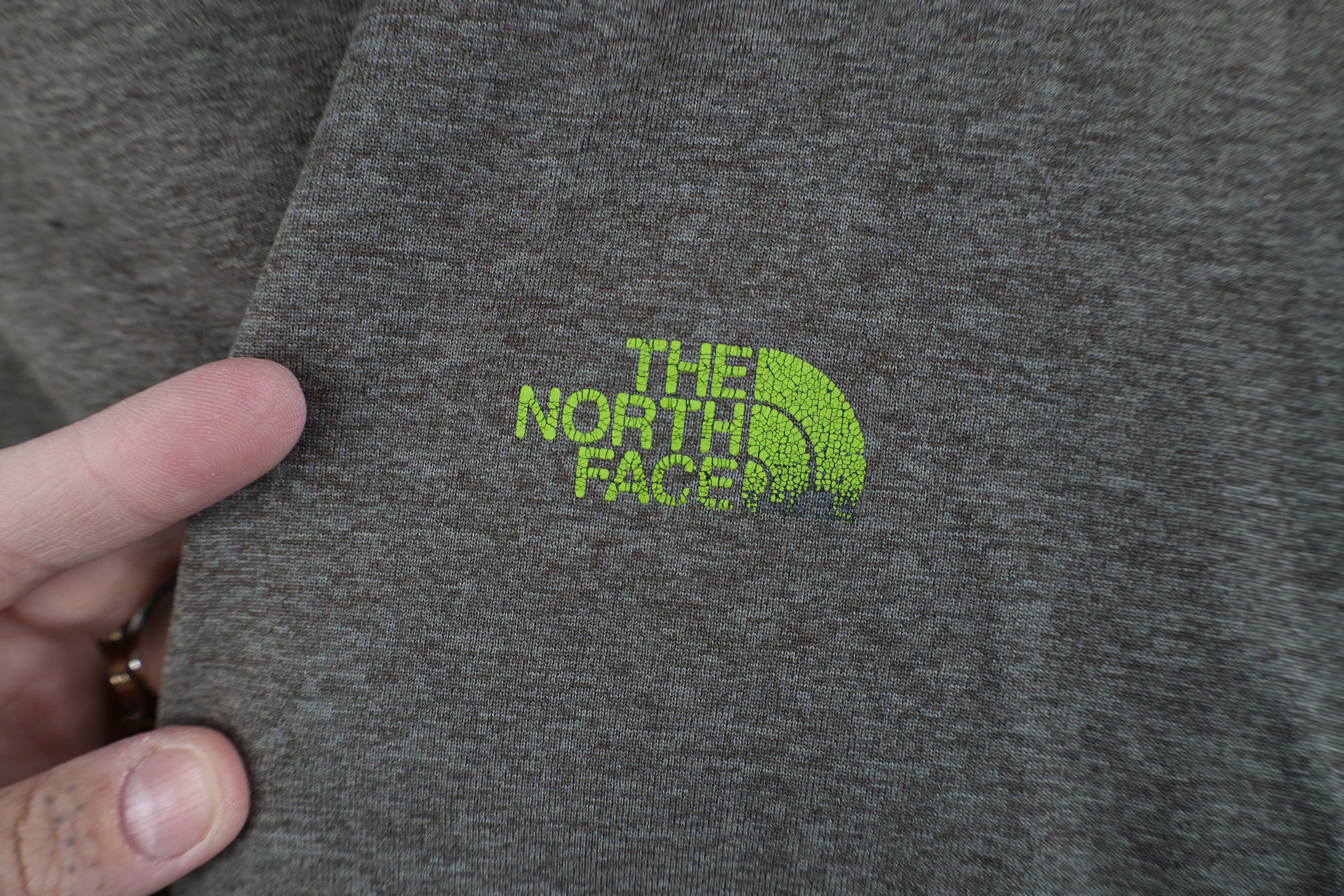 The North Face The North Face Spell Out Short Sleeve T-Shirt Green Gray Size US L / EU 52-54 / 3 - 4 Thumbnail