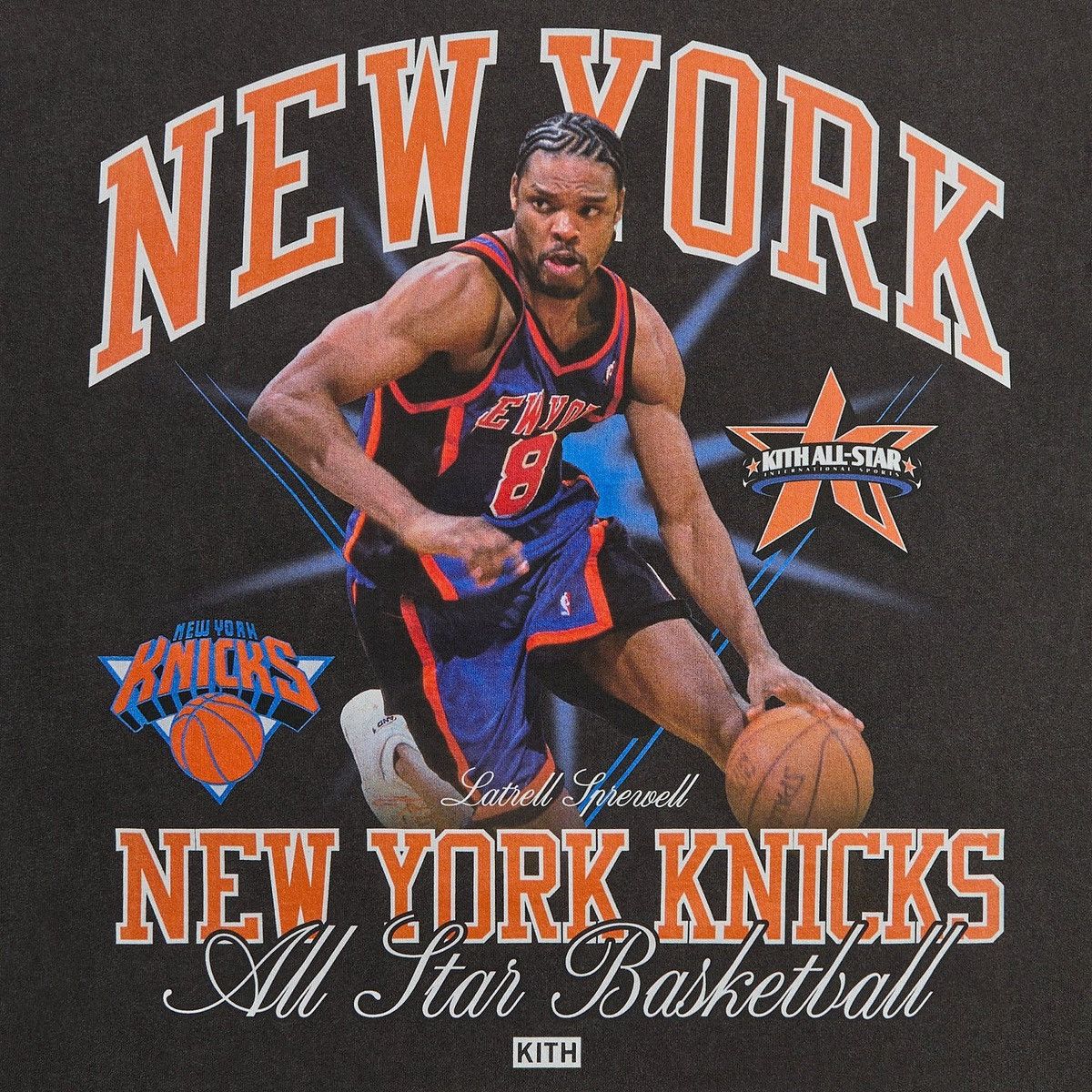 Kith Kith for NBA All-Star NY Knicks Latrell Sprewell Vintage Tee Size US XL / EU 56 / 4 - 2 Thumbnail