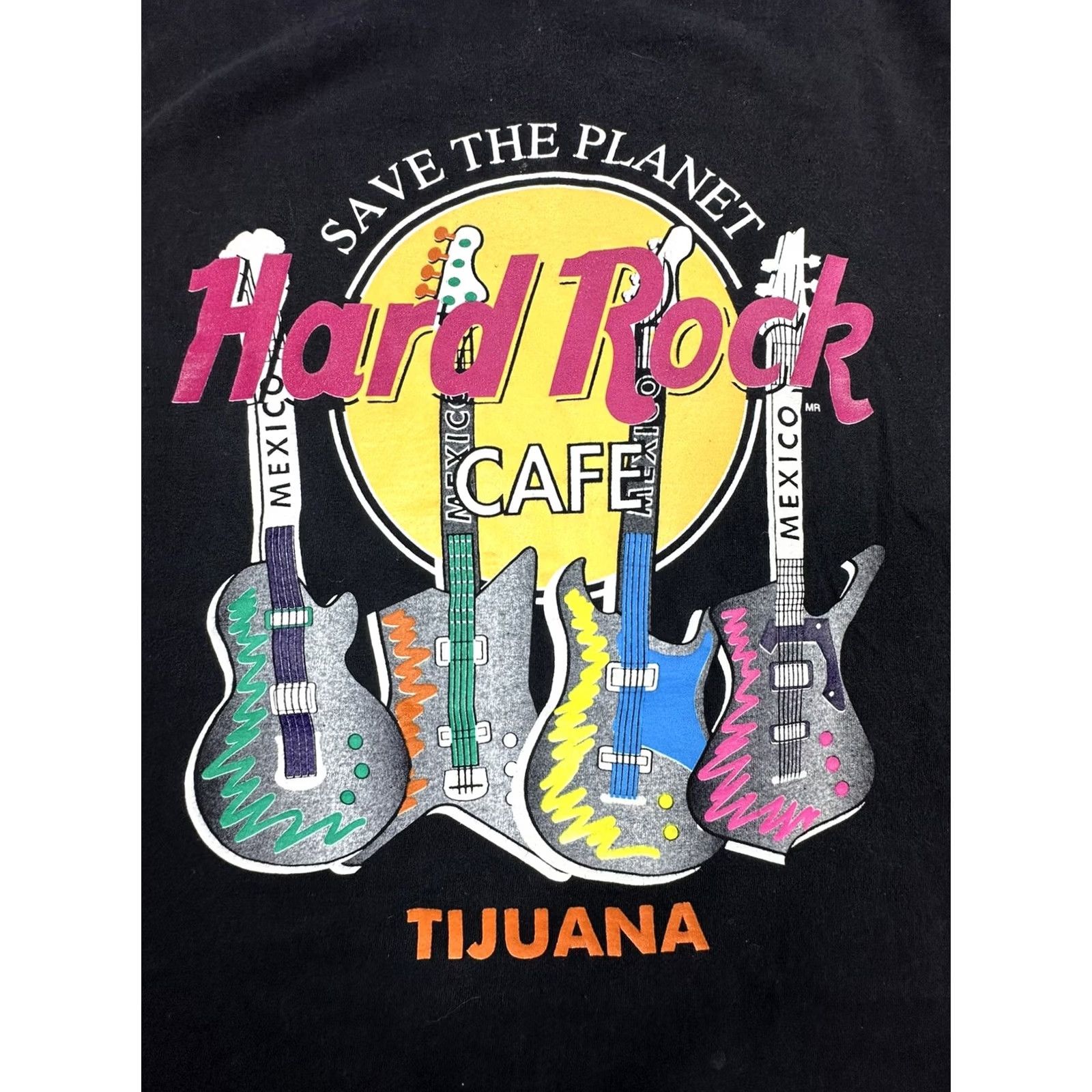 Hard Rock Cafe VINTAGE Hard Rock T-Shirt Mens Graphic Logo 90s 1990s TIJUANA MEXICO Gray XL, Cotton, Short Sleeve, Crew Neck, Logo, 90s, 80s? Size US M / EU 48-50 / 2 - 7 Thumbnail