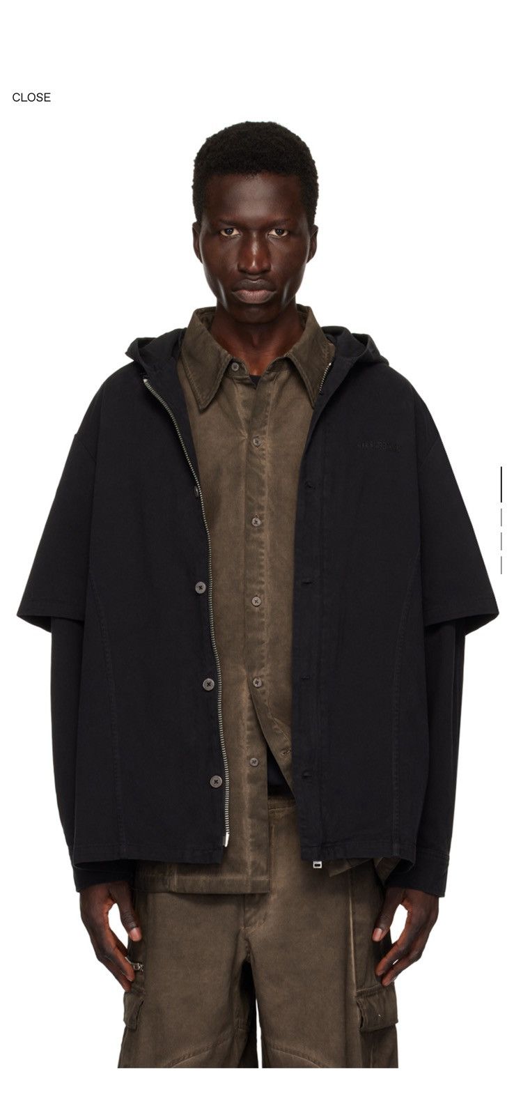 Han Kjobenhavn HAN Kjøbenhavn Hooded Jacket Black Size 46 BNWT Size US S / EU 44-46 / 1 - 7 Thumbnail