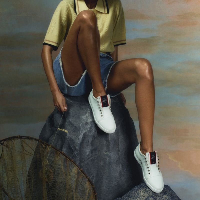 Christian Louboutin os11x0526 F.A.V Fique A Vontade Sneakers in White Size US 11 / IT 41 - 6 Thumbnail