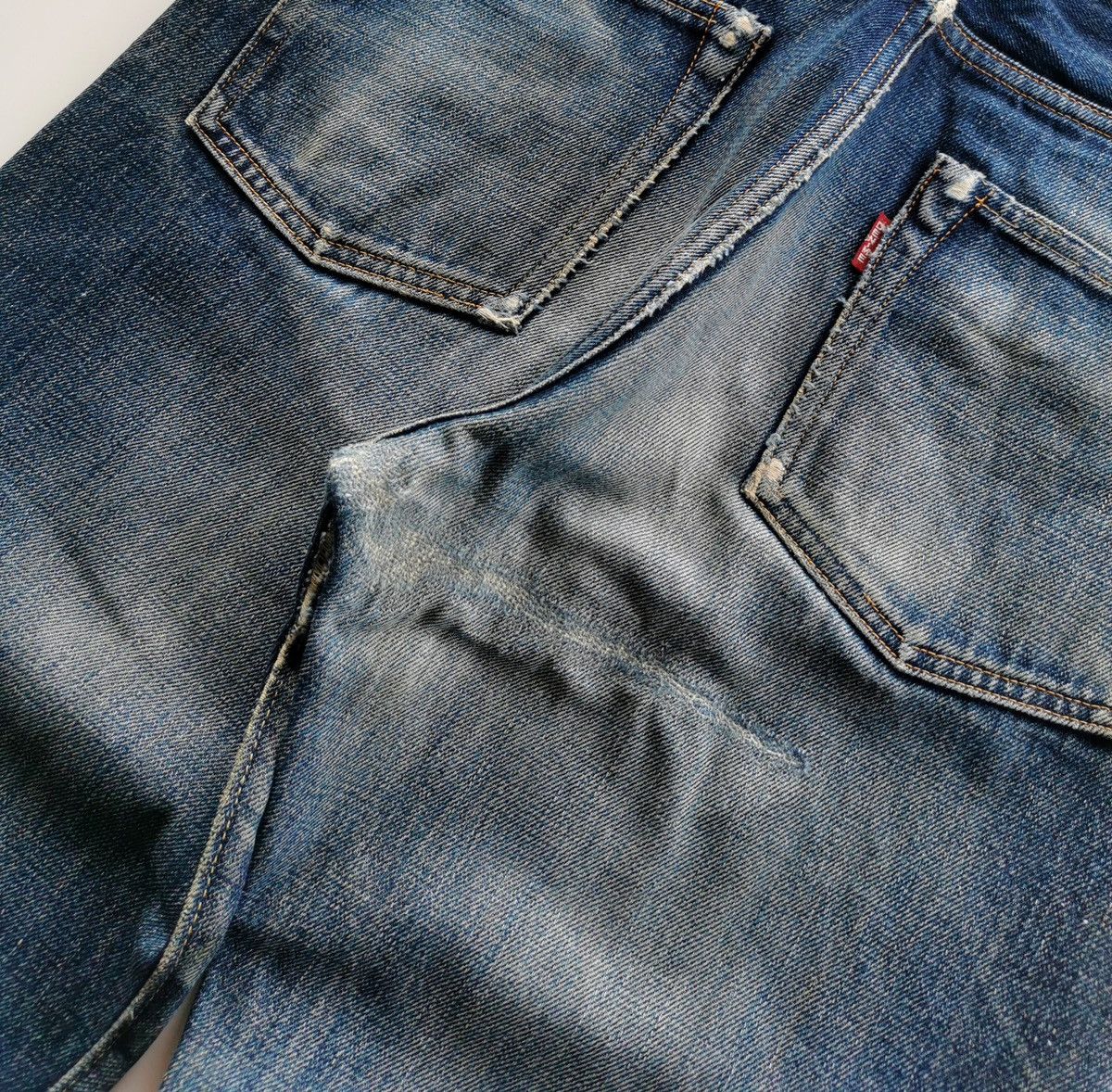Denime × Iron Heart × Japanese Brand Denime Selvedge Jeans ( Size 28 x 38 ) Size US 28 / EU 44 - 7 Thumbnail