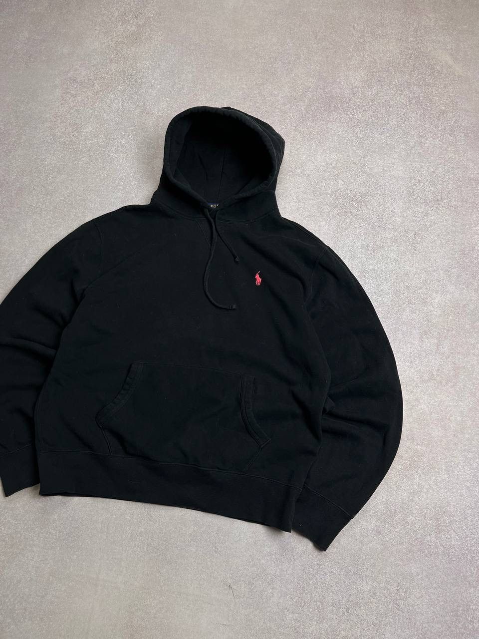 Polo Ralph Lauren × Vintage Vintage Polo Ralph Lauren Boxy Hoodie Y2K L Size US L / EU 52-54 / 3 - 3 Thumbnail