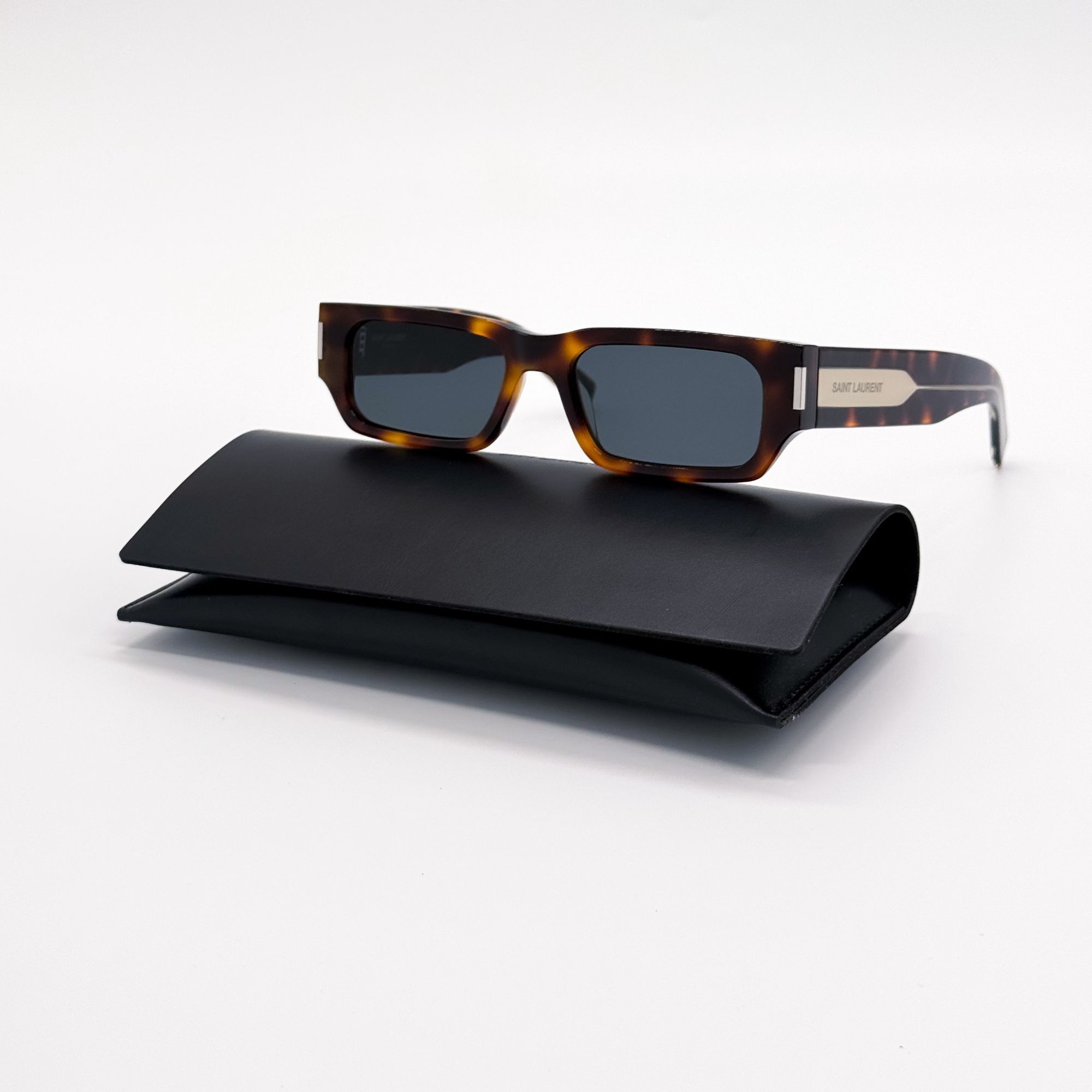 Saint Laurent Paris NEW SAINT LAURENT SUNGLASSES SL660 002 HAVANA UNISEX Size ONE SIZE - 1 Thumbnail