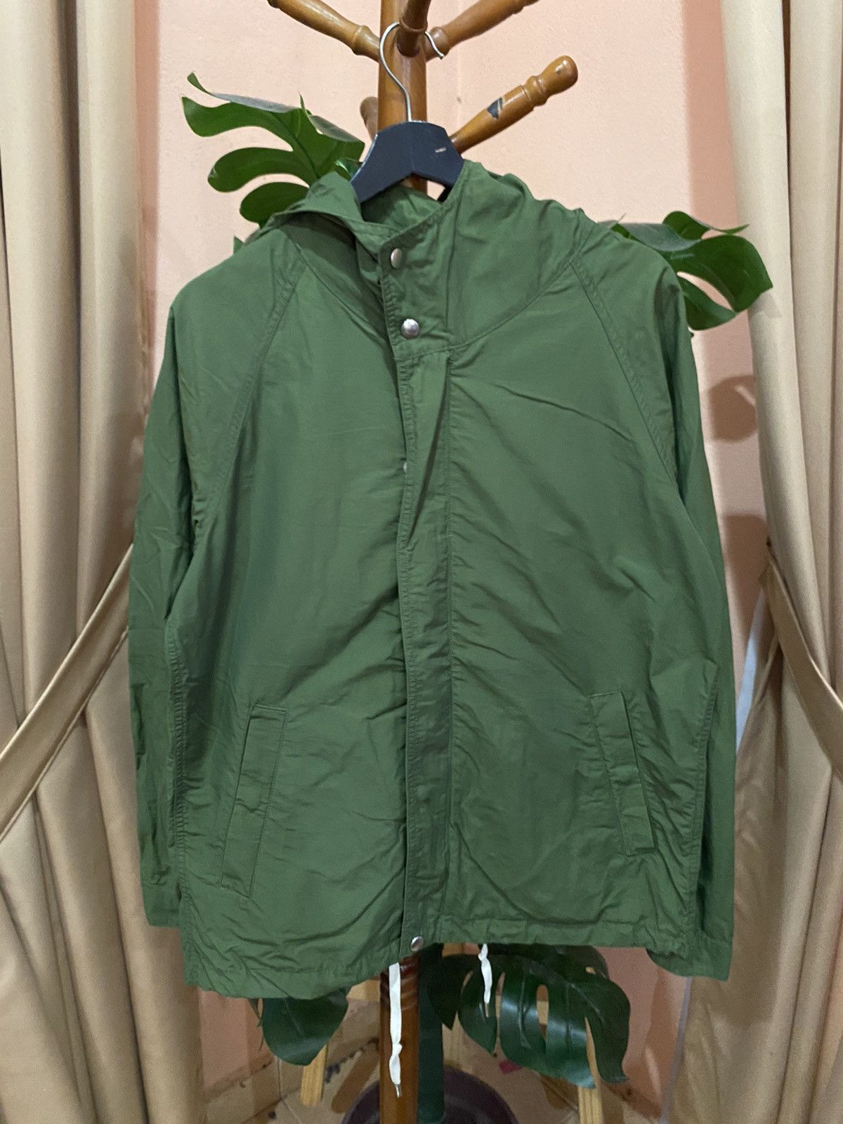 Ships Jet Blue SHIPS JET BLUE Green Hooded Jacket – Medium – Cotton & Nylon Size US M / EU 48-50 / 2 - 1 Thumbnail