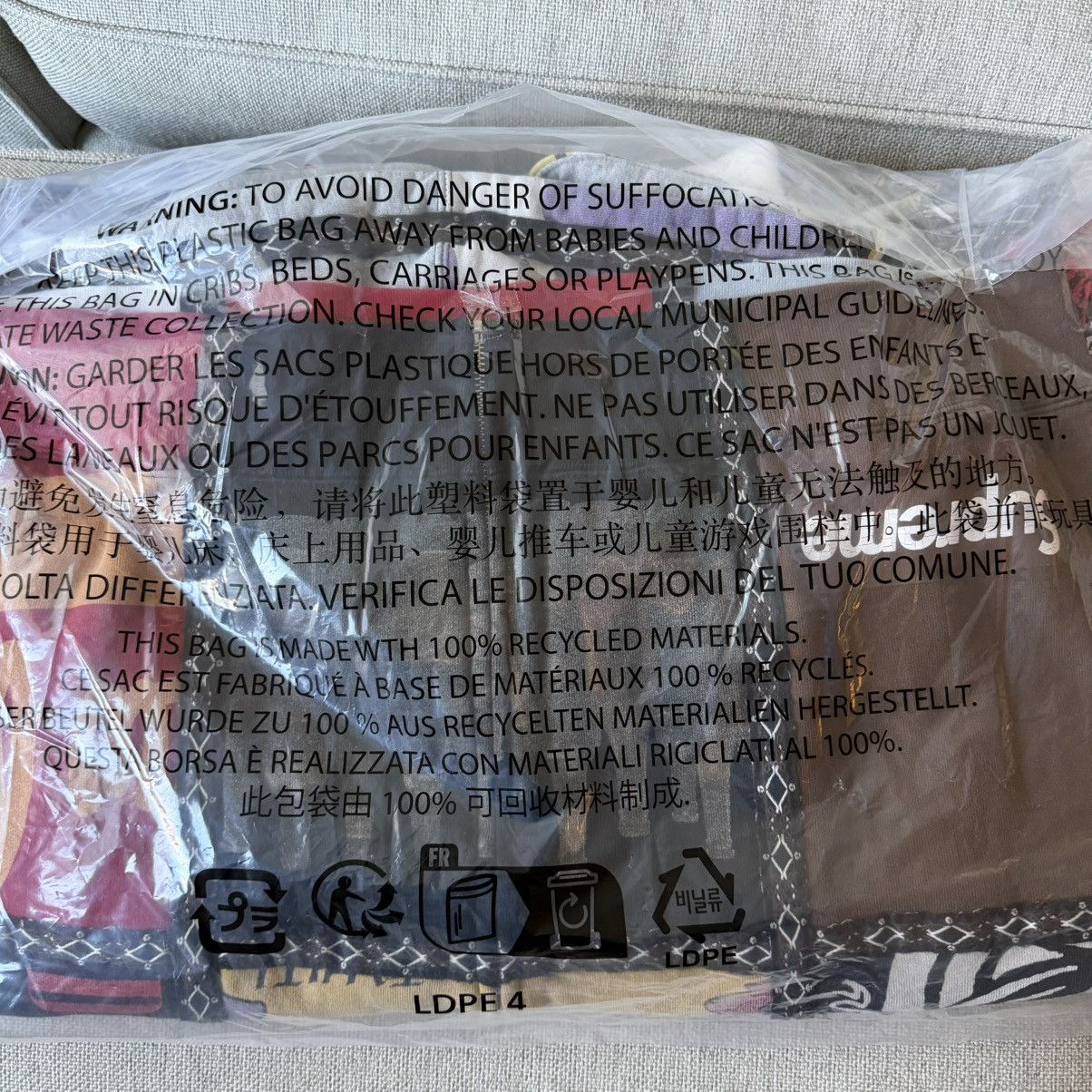 Number (N)ine × Supreme Supreme FW25 Number (N)ine Patchwork Zip Up Sweatshirt Sz XL Size US XL / EU 56 / 4 - 4 Thumbnail