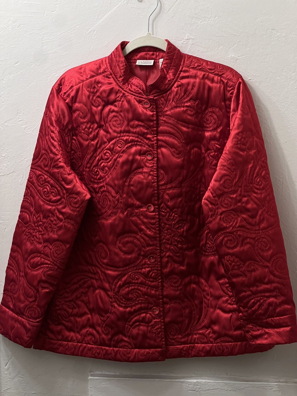 Other × Vintage Lightweight Quilted Asian-Inspired Jacket Size L / US 10 / IT 46 - 1 Thumbnail