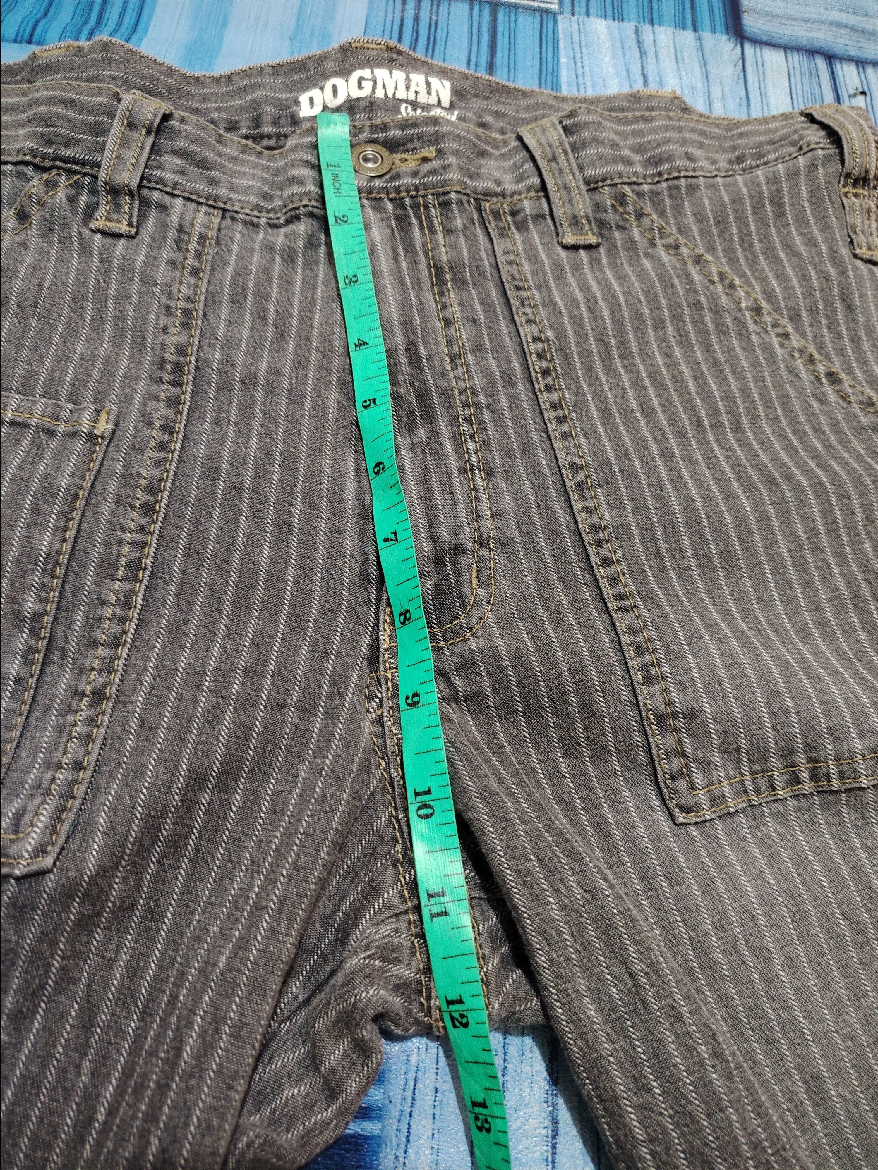 5351 POUR LES HOMMES Dogman Selected Cargo Multipocket Striped Stretch Pants Size US 35 - 21 Thumbnail