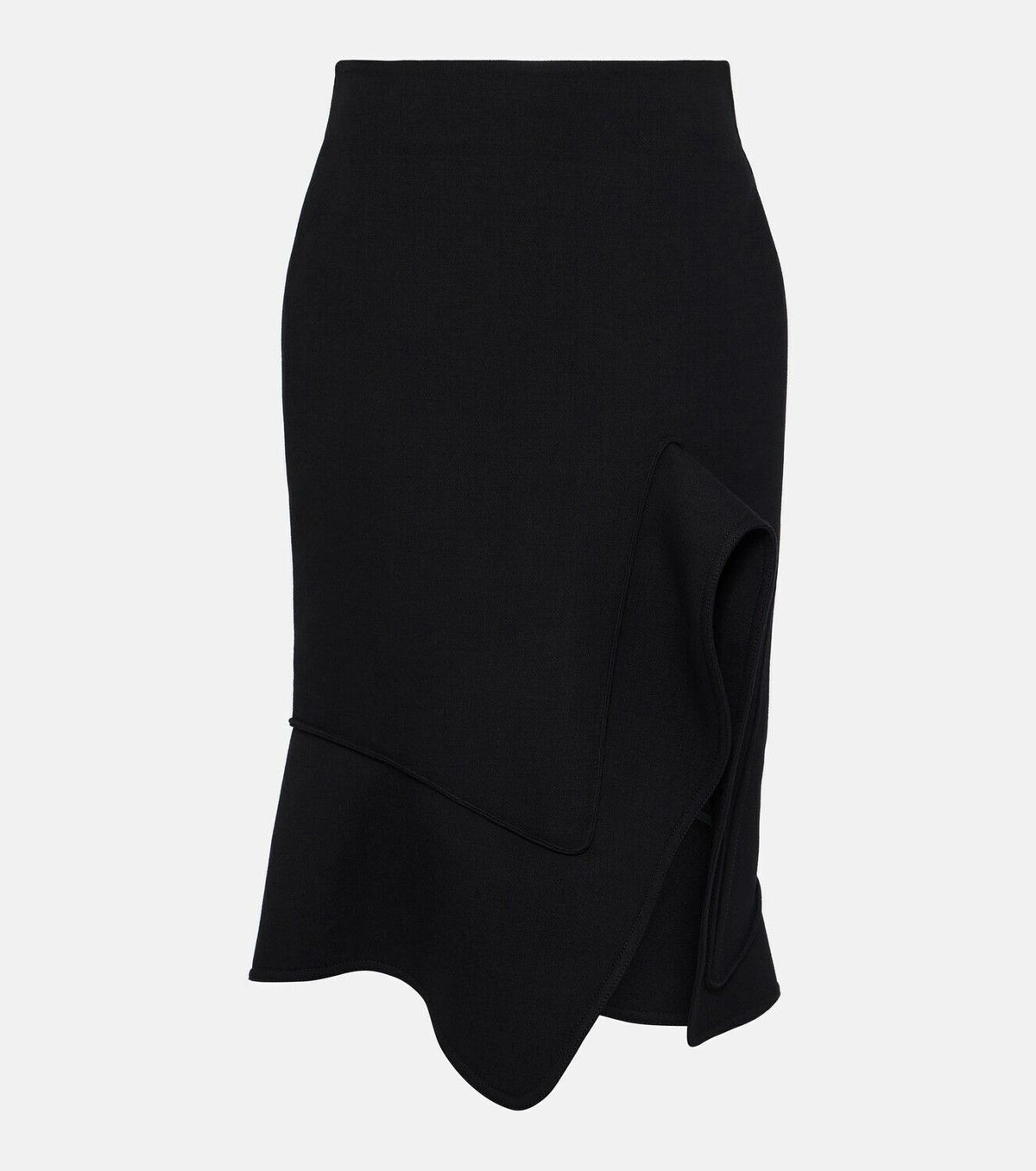 o1y0725 Midi Skirt in Black