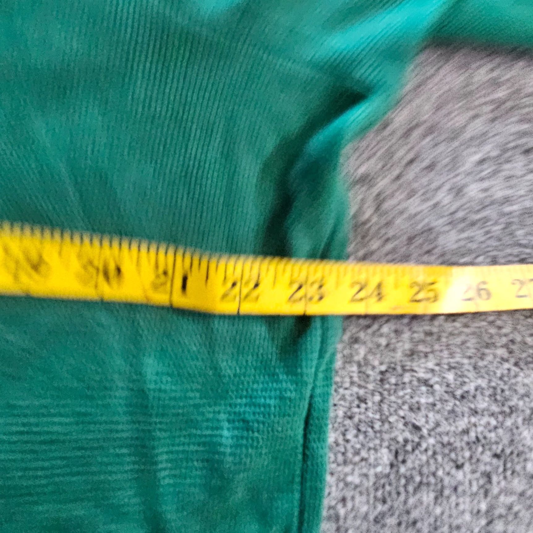 Quacker Factory Quacker Factory Shirt Women XL Green Henley Thermal Rhinestone Button Casual Size XL / US 12-14 / IT 48-50 - 6 Thumbnail