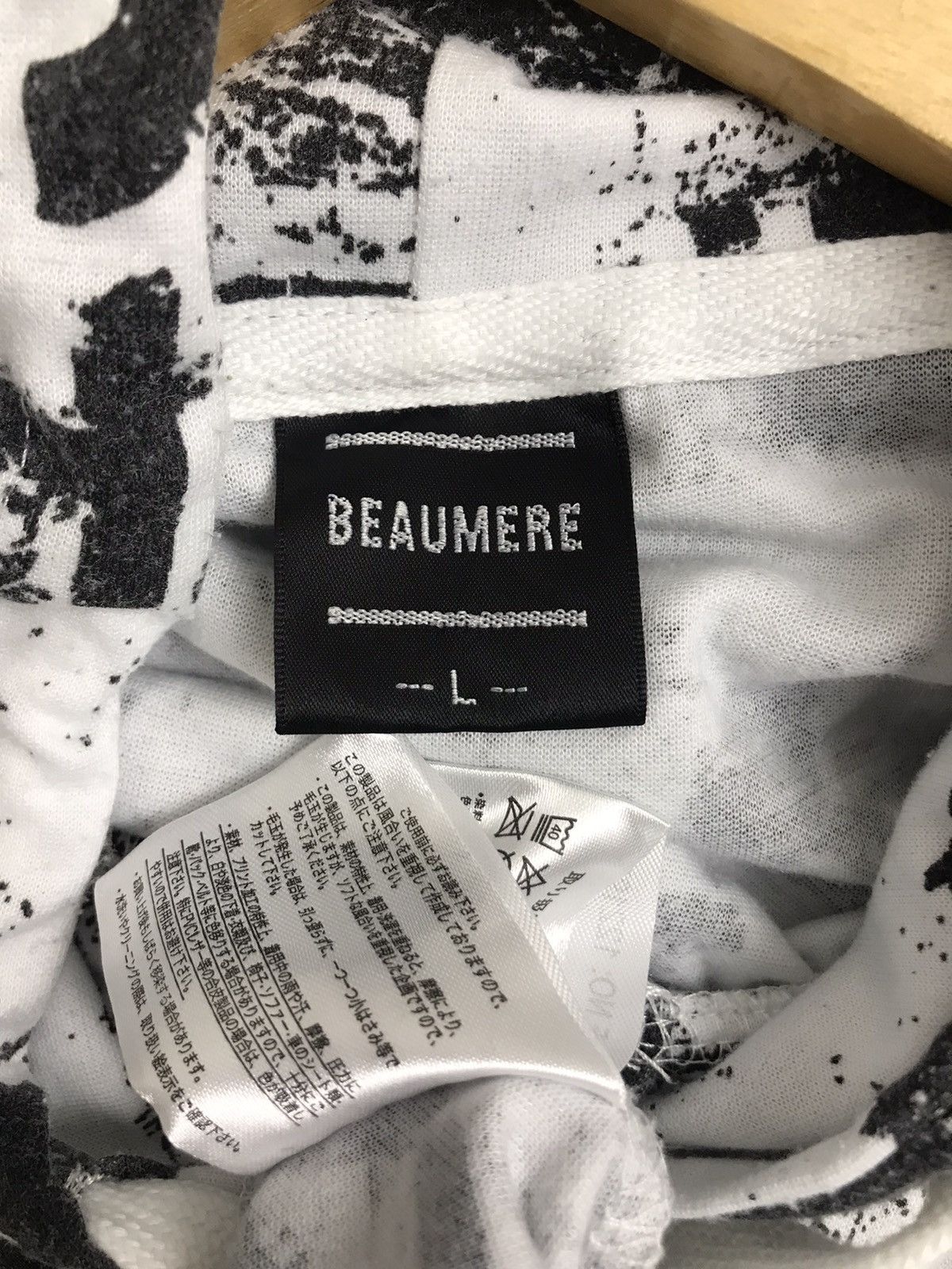 If Six Was Nine × Japanese Brand × Le Grande Bleu (L.G.B.) Japanese Beaumere AOP Ghotic Hoodie lgb ifsixwasnine style Size US L / EU 52-54 / 3 - 6 Thumbnail