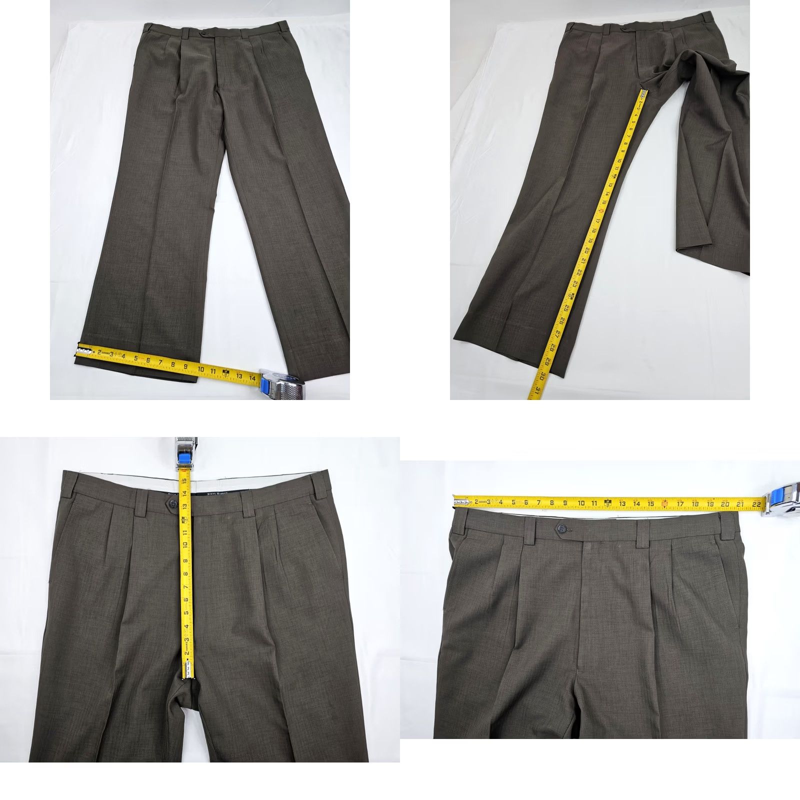 Vintage VINTAGE Steve Harvey Celebrity Edition Sultan Suit Men 48L / 42L Brown 2 Piece Inseam 29.5" | Navy? Size 48L - 10 Thumbnail