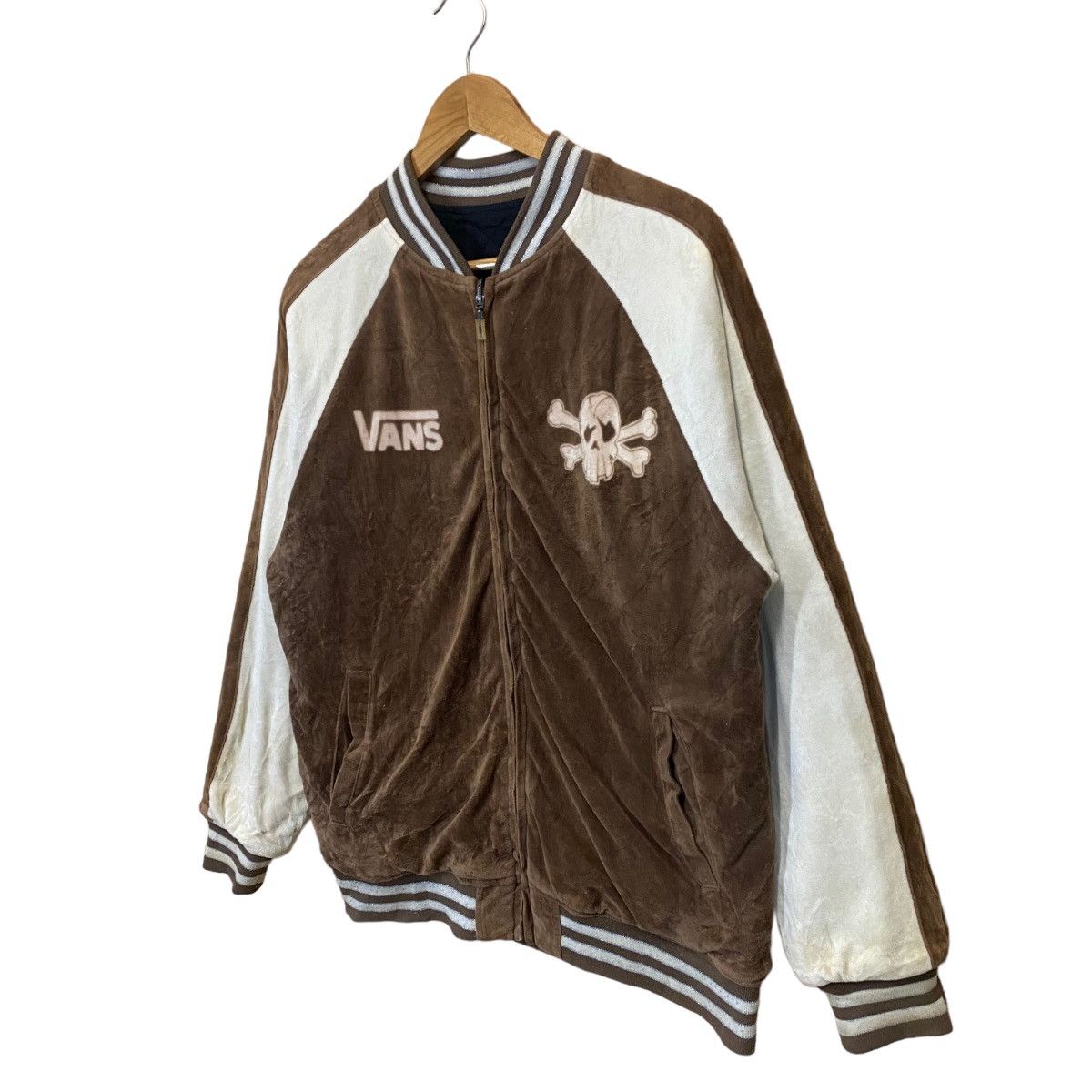 Vans Vans Reversible Velvet Zipper Jacket Size US M / EU 48-50 / 2 - 3 Thumbnail
