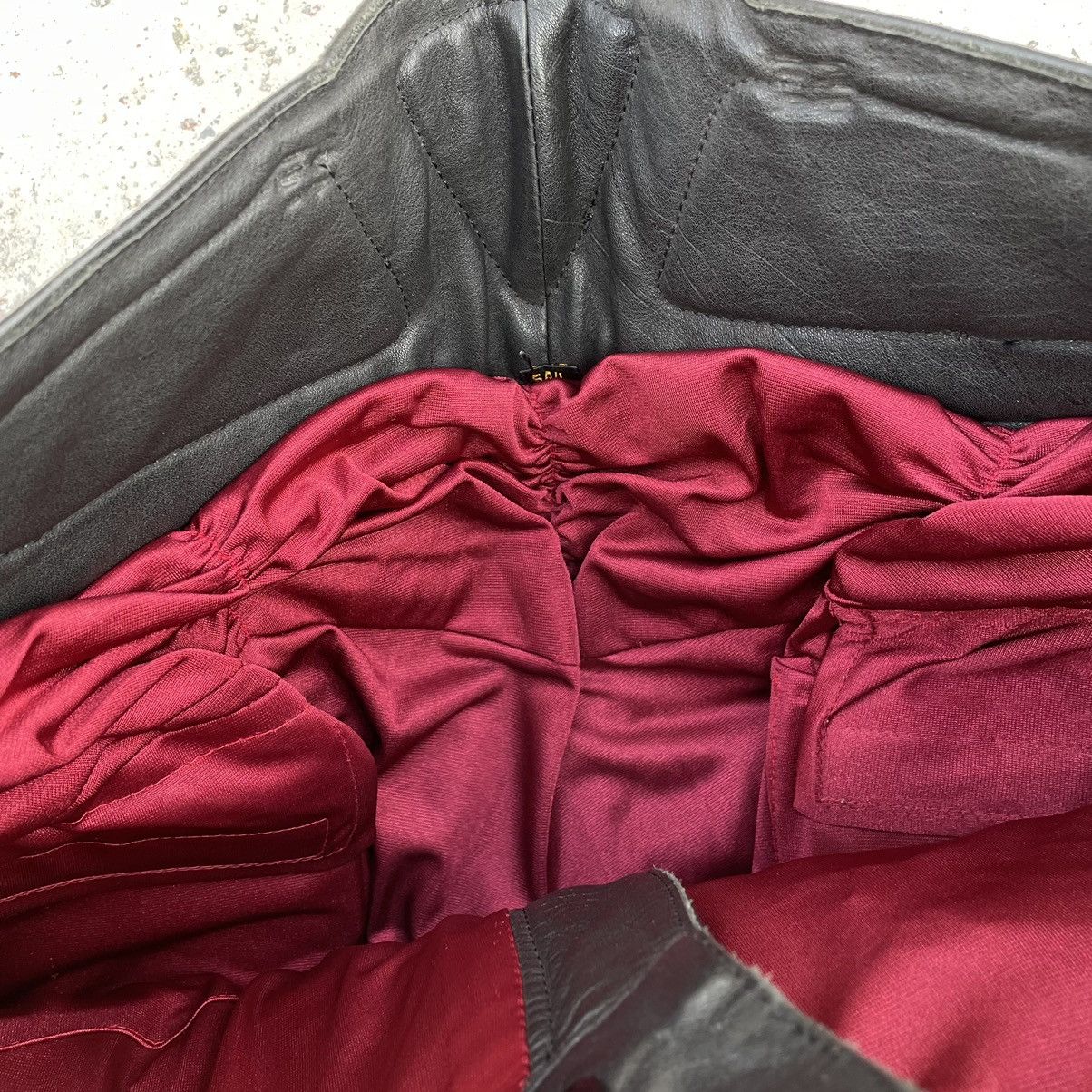Other Vintage Moto Leather Pants Road 34 Size 90s USA Y2K Size US 34 / EU 50 - 6 Thumbnail