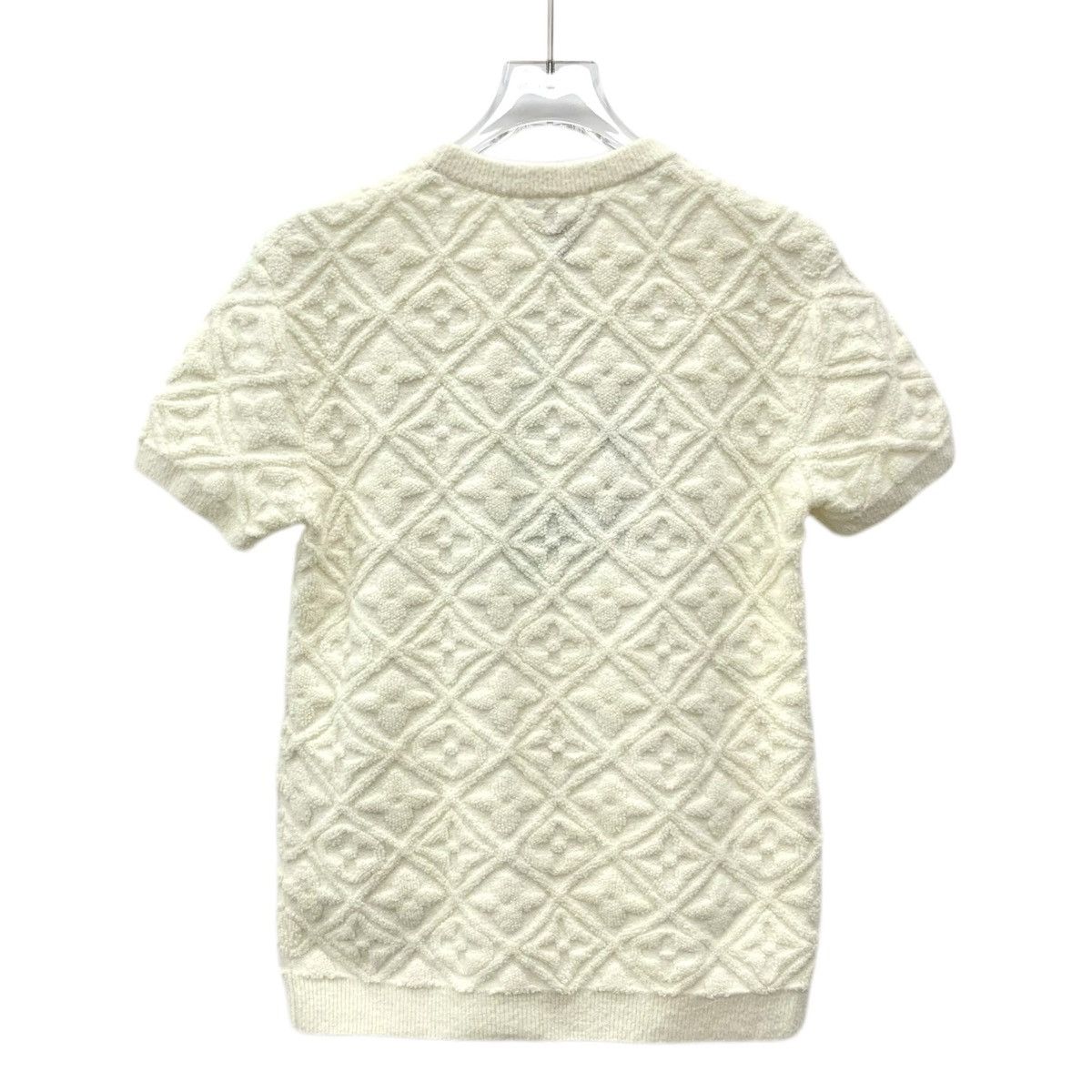 Louis Vuitton Louis Vuitton 24 Beige Logo All-over Printed Sheep Wool Knit Size S / US 4 / IT 40 - 2 Thumbnail