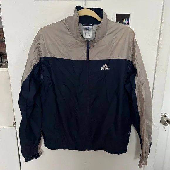 Adidas Adidas men's colourblock full zip windbreaker, size small Size US S / EU 44-46 / 1 - 1 Thumbnail