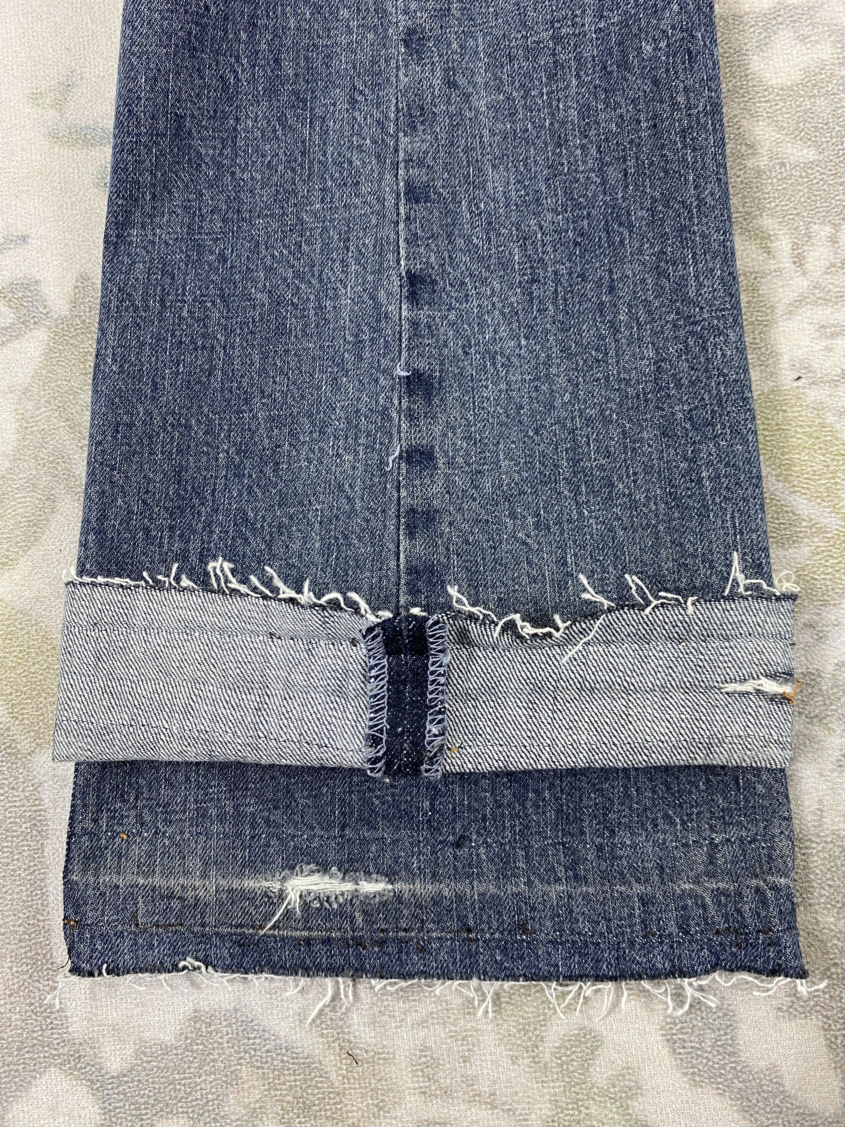 If Six Was Nine Vintage Childeric i Flare Jeans 29x30.5 Denim - JN3735 Size US 29 - 11 Thumbnail