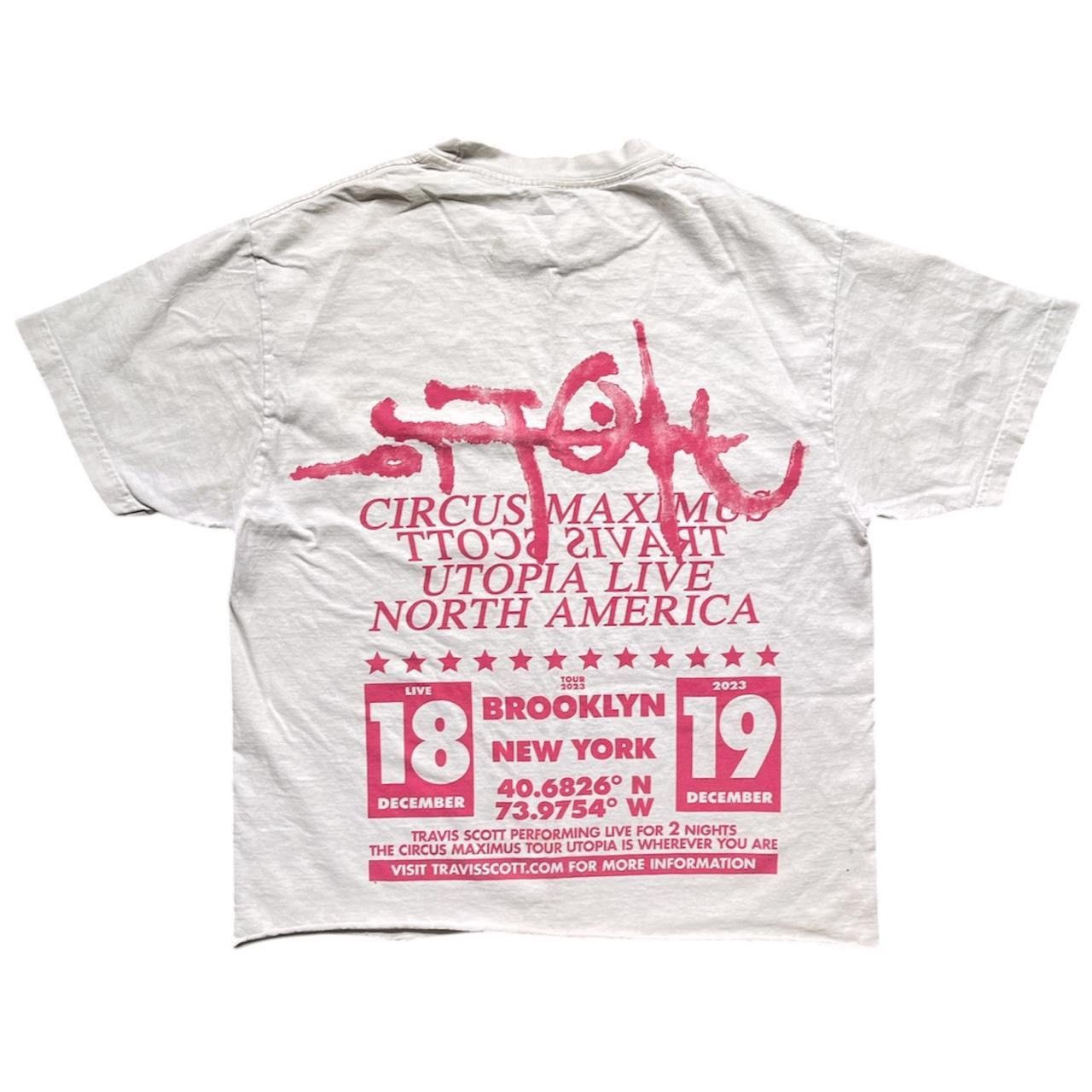 Travis Scott travis scott utopia brooklyn new york maximus tour tee Size US L / EU 52-54 / 3 - 1 Thumbnail