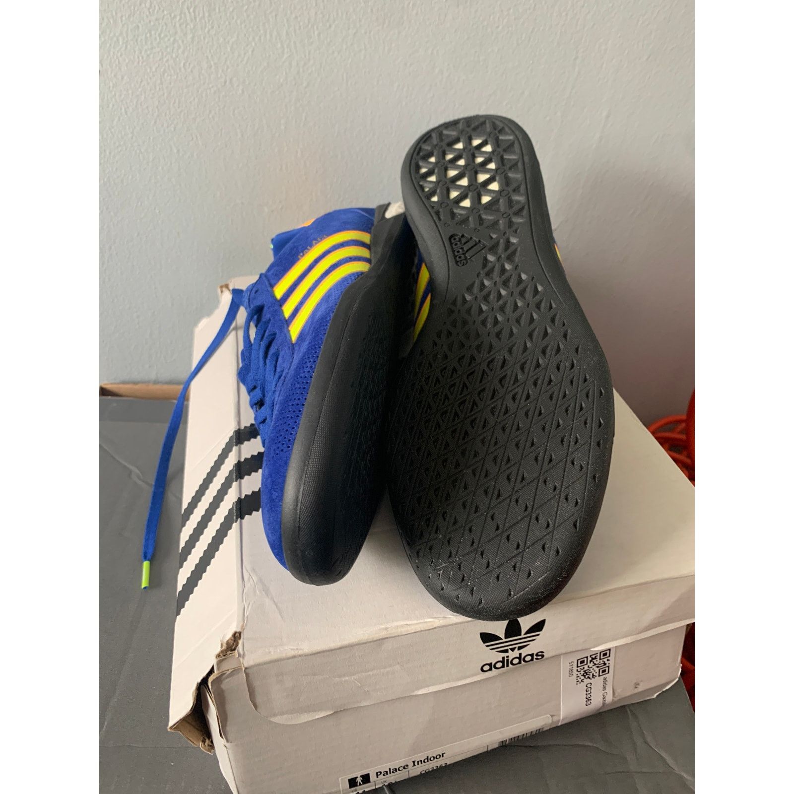 Adidas adidas x Palace Gazelle Indoor Blue Yellow Size 11 BRAND NEW Size US 11 / EU 44 - 6 Thumbnail