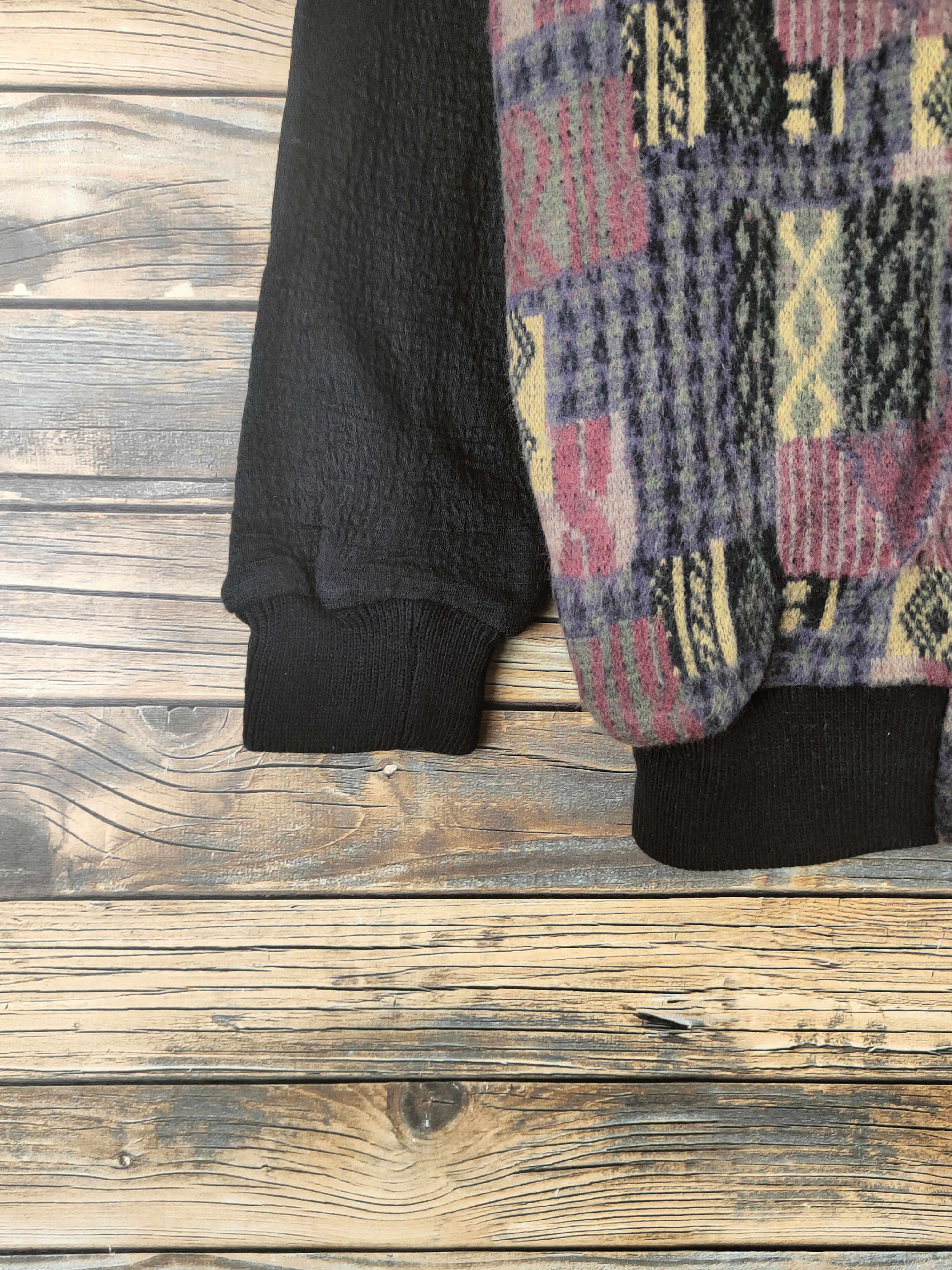 Japanese Brand DL St.City Black Knitwear vintage Sweatshirts #46-473 Size US M / EU 48-50 / 2 - 4 Thumbnail