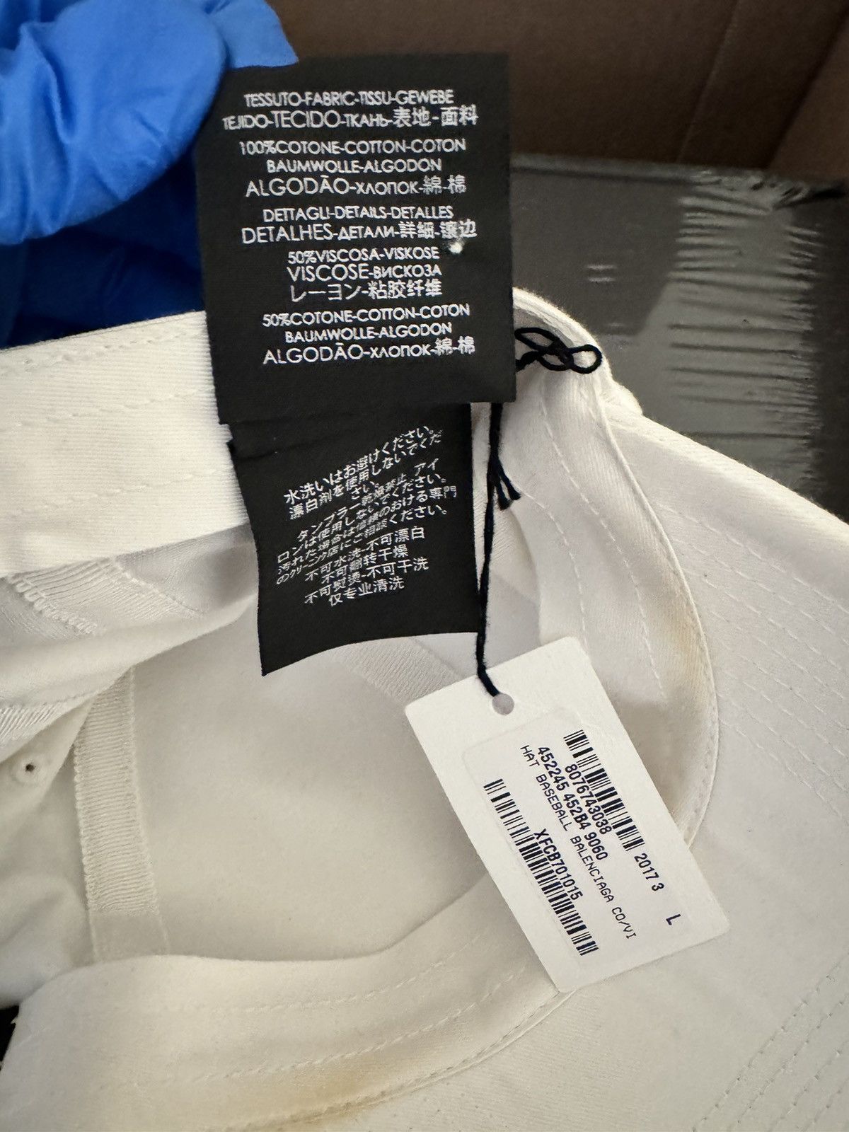 Balenciaga Balenciaga Embroidered Baseball Cap Size ONE SIZE - 6 Thumbnail