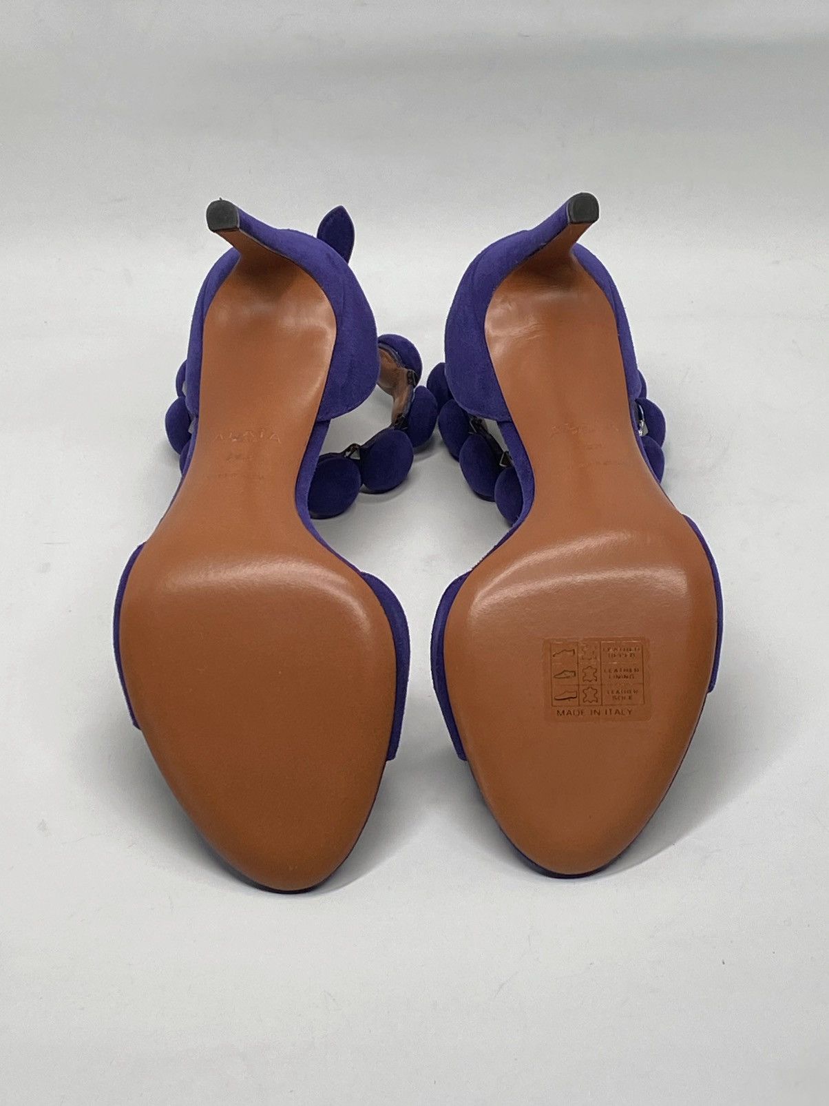 Alaia Alaia Bombe 90 Studded Suede Leather Sandals size 36.5 Size US 6.5 / IT 36.5 - 15 Thumbnail