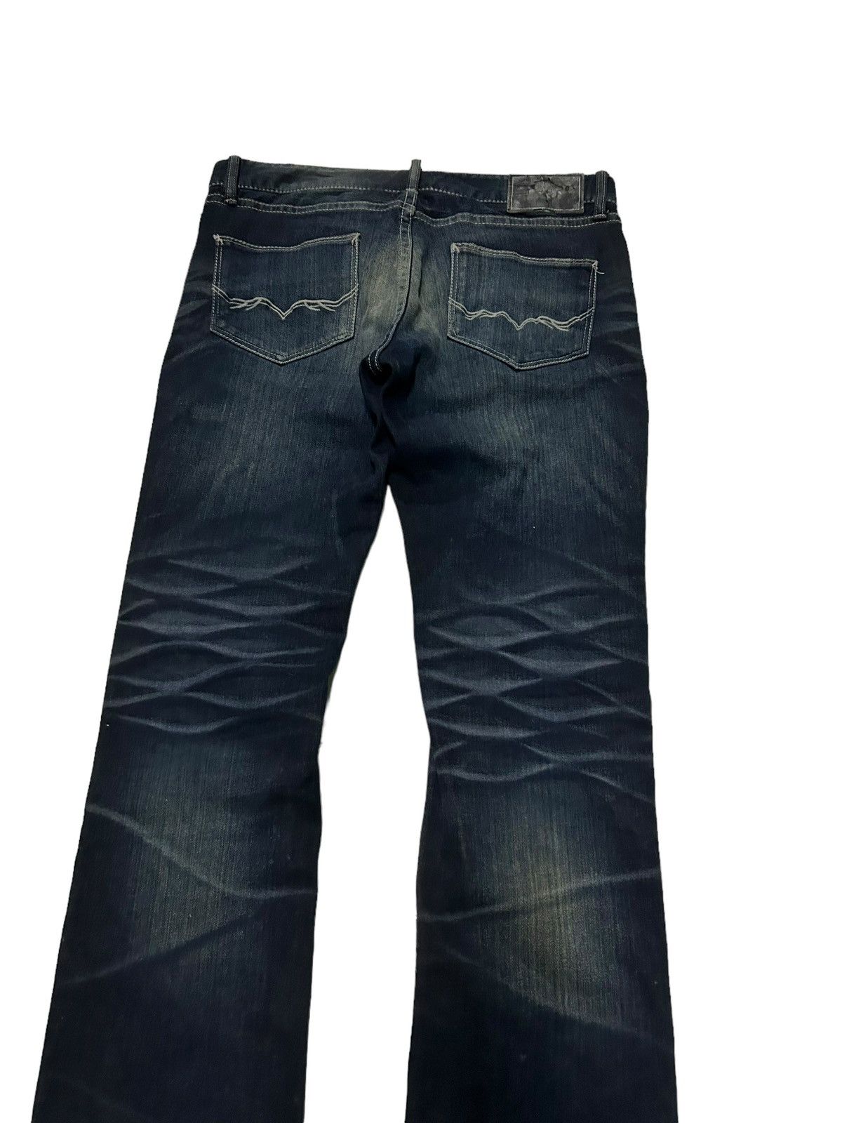 GOSTAR DE FUGA × If Six Was Nine × Le Grande Bleu (L.G.B.) GOSTAR DE FUGA 🎌☠️ vtg Japanese Style Denim Rare☠️☠️ Size US 33 - 11 Thumbnail