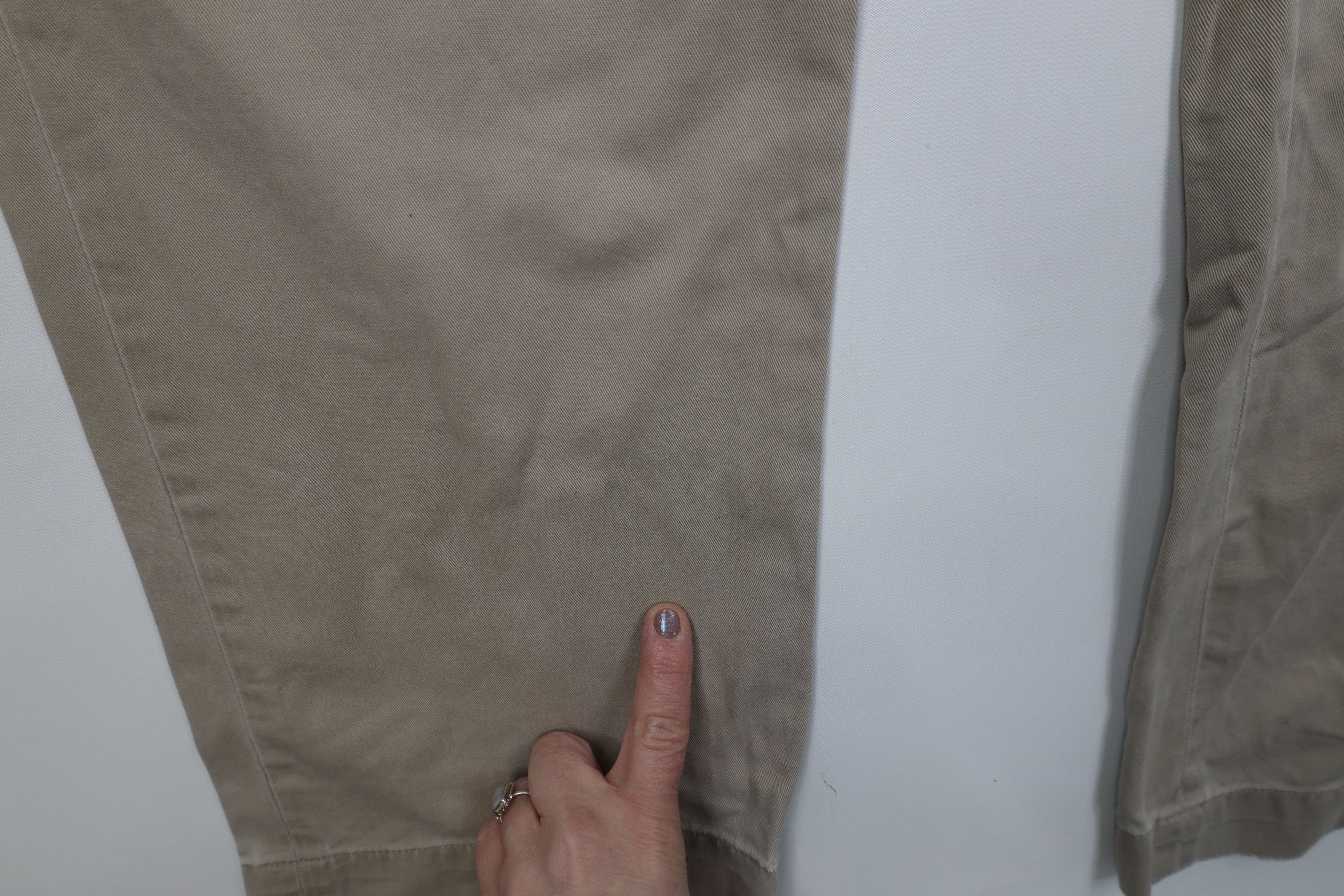 Ralph Lauren Vintage 90s Ralph Lauren Wide Leg Chino Pants Beige Cotton Size US 38 / EU 54 - 6 Thumbnail