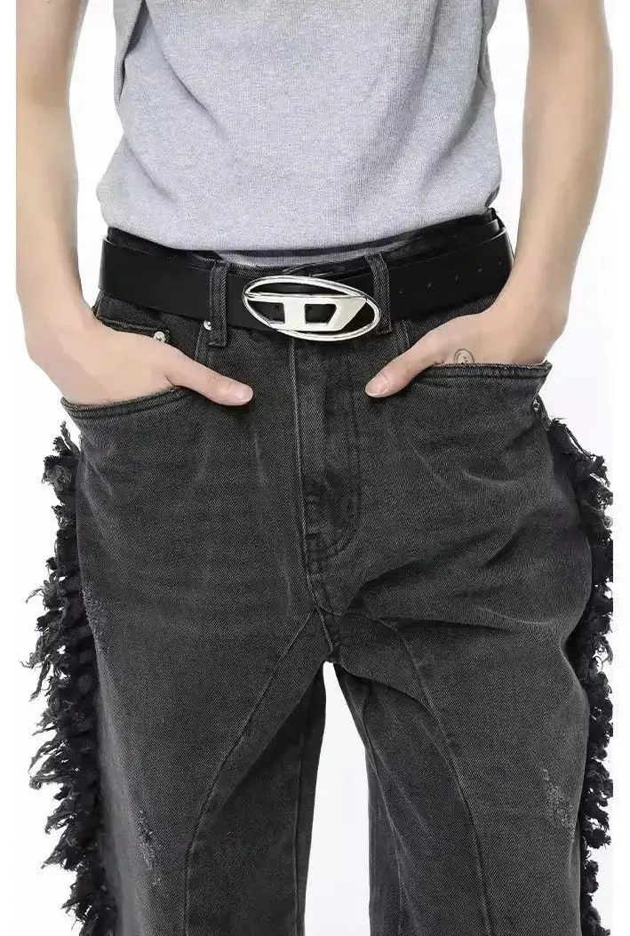Japanese Brand Design Streetwear Splicing Distressed Jeans Pants Size US 30 / EU 46 - 6 Thumbnail
