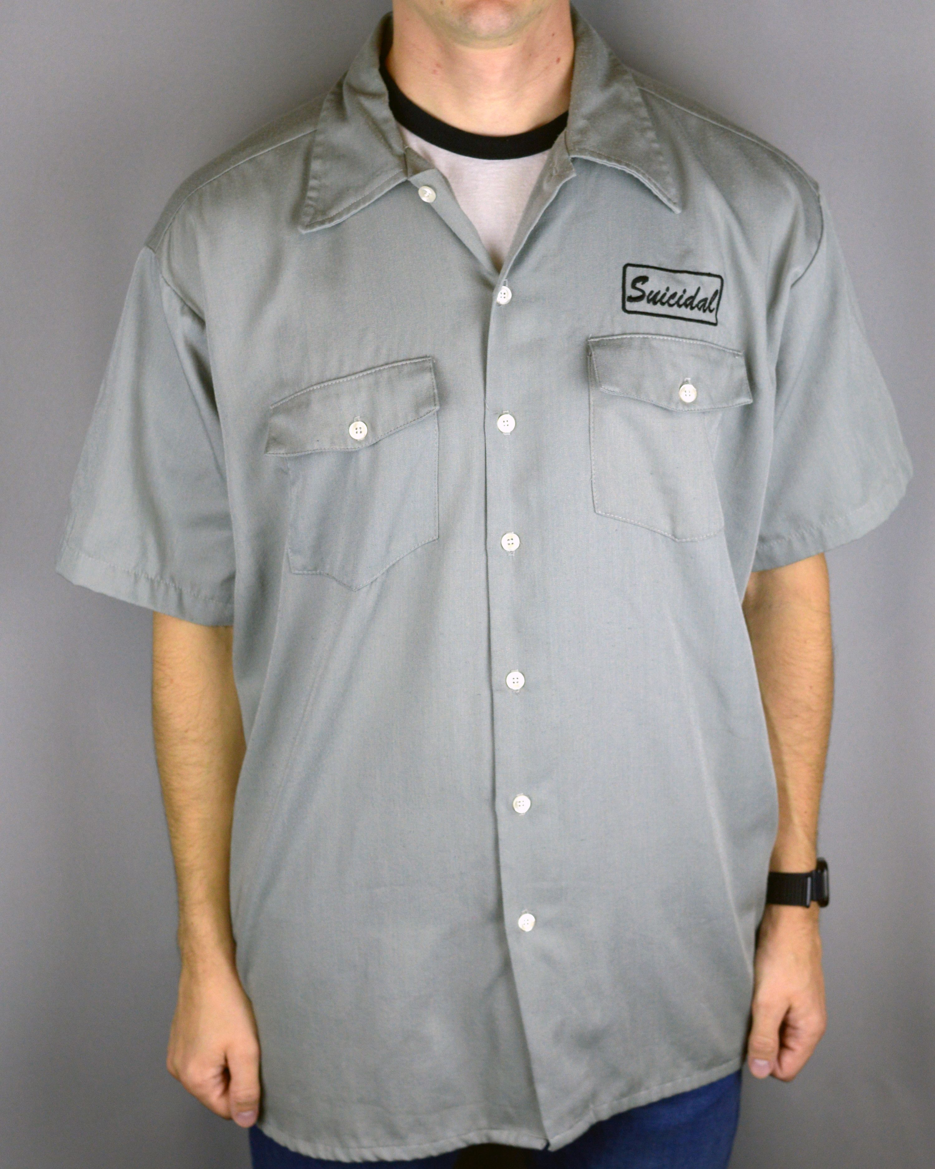 Vintage Vintage Suicidal Tendencies 90s work shirt Size US XL / EU 56 / 4 - 1 Thumbnail