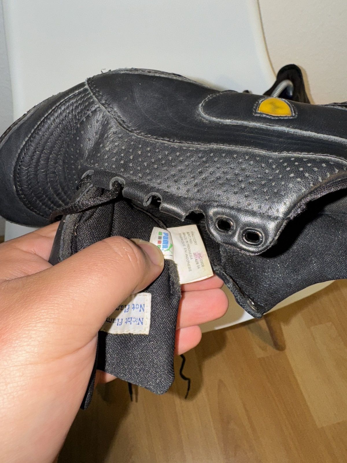 Puma PUMA x Lamborghini Black Leather Driving – Rare Motorsport Size US 7 / EU 40 - 12 Thumbnail